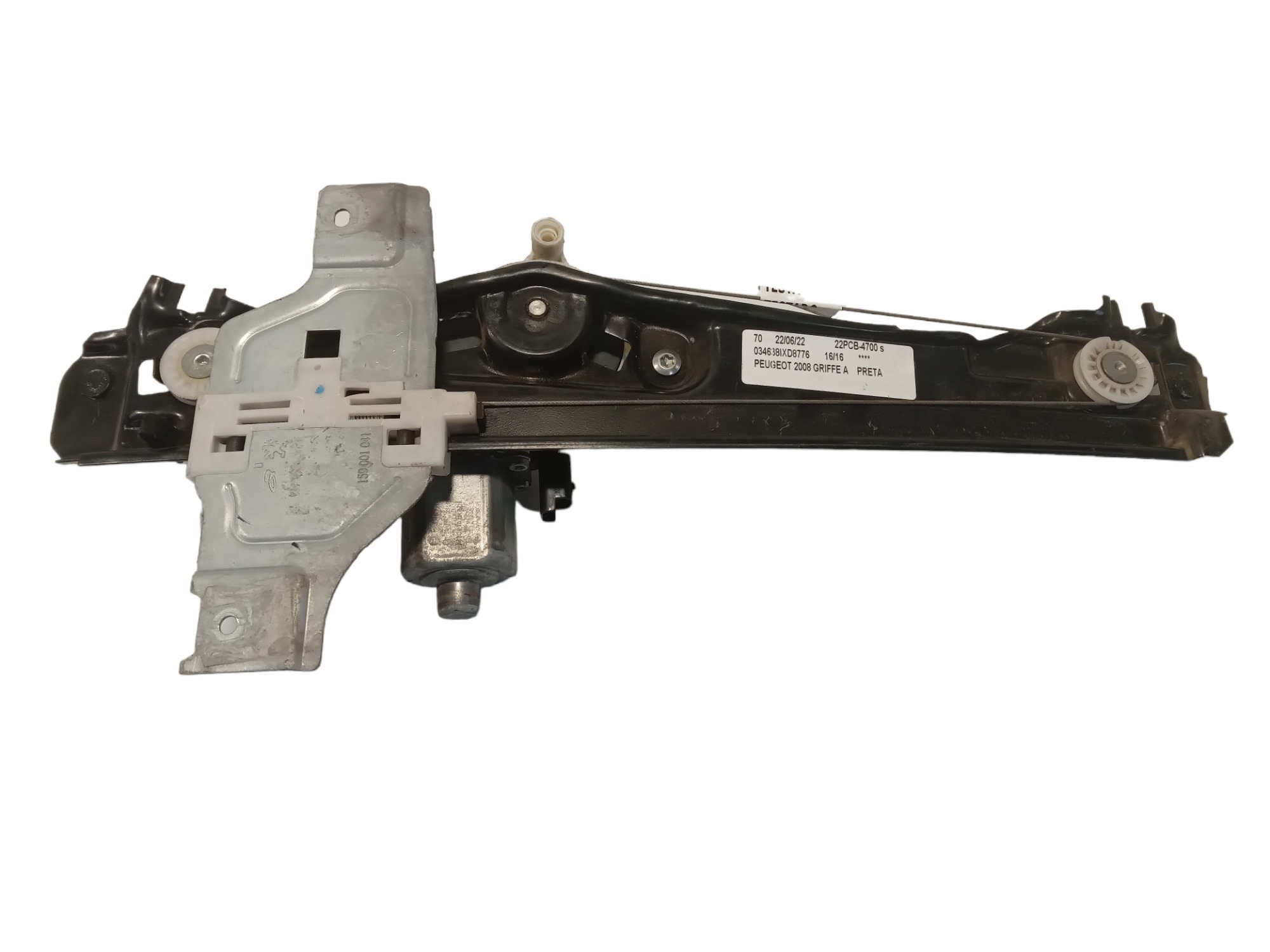 9803018780 Maquina De Vidro Tras Esq Peugeot 2008 Griffe 16 2