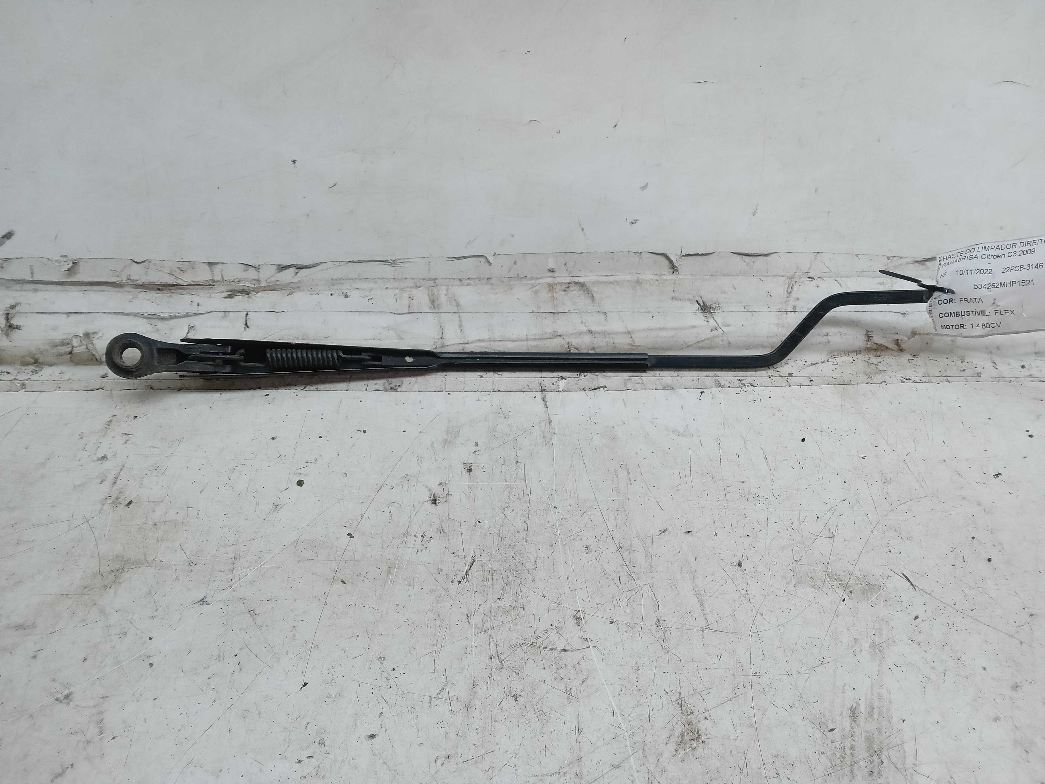 HASTE LIMPADOR PARABRISA LD CITROEN C3 2009 1