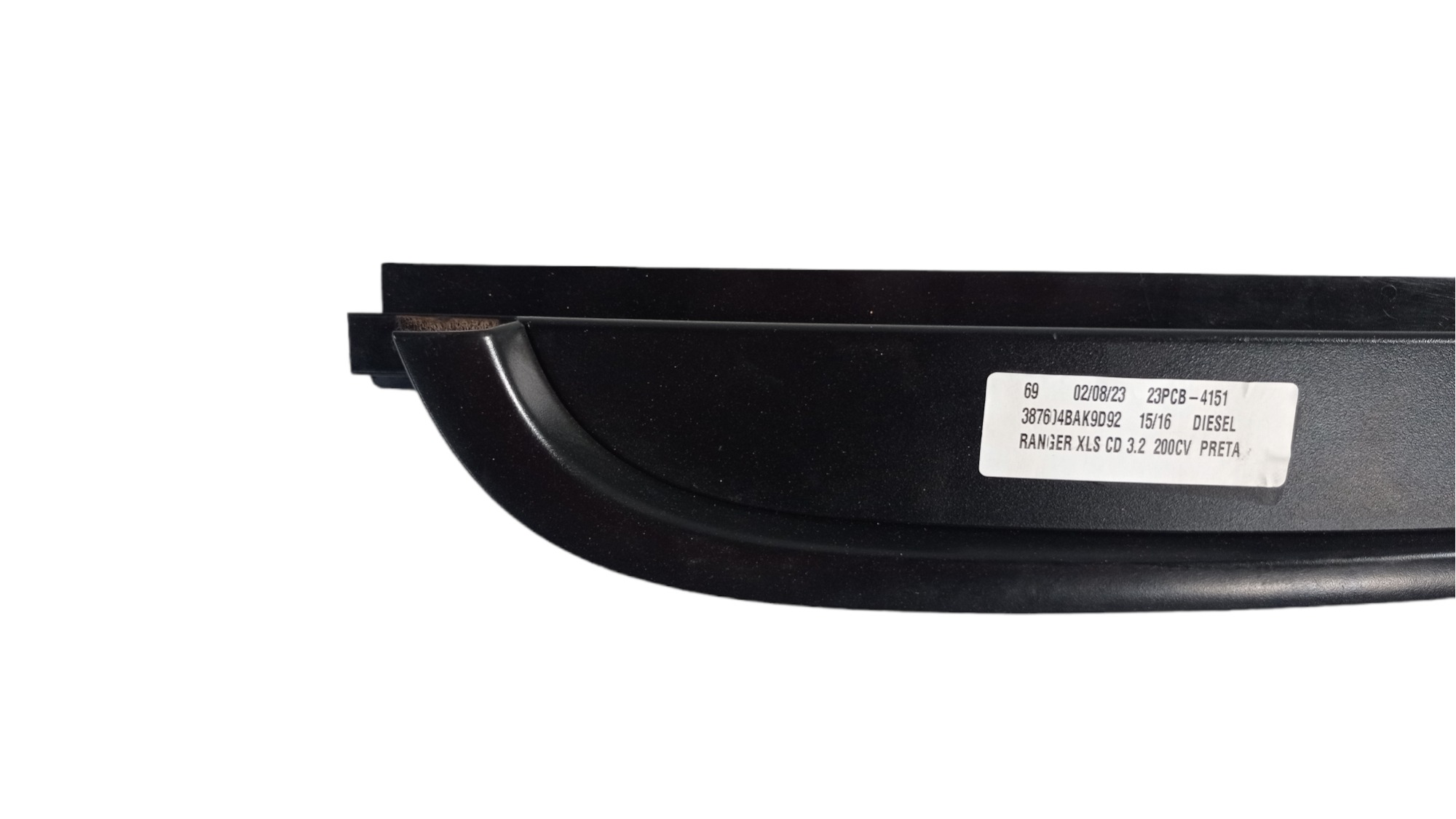 Moldura Externa Porta Traseira Esquerda Ford Ranger 2015 3