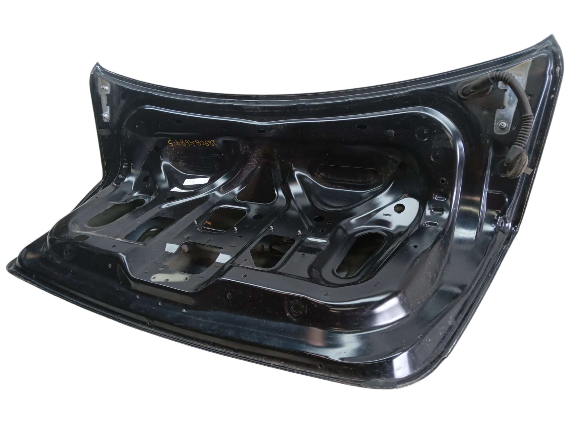 Tampa Traseira Nissan Sentra 2008 Para Recuperar  Preta 6