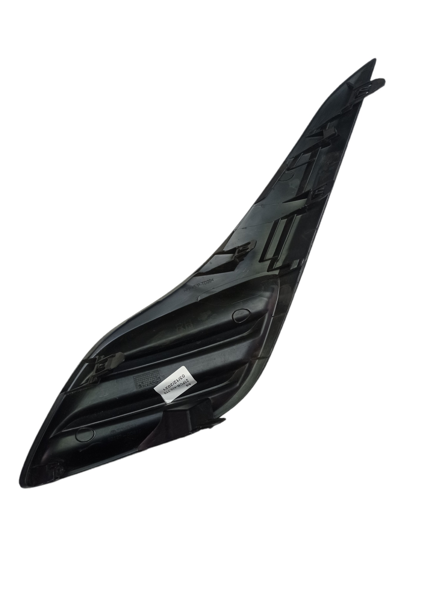 Moldura Farol Milha Direito Toyota Yaris 52127-0d810 2