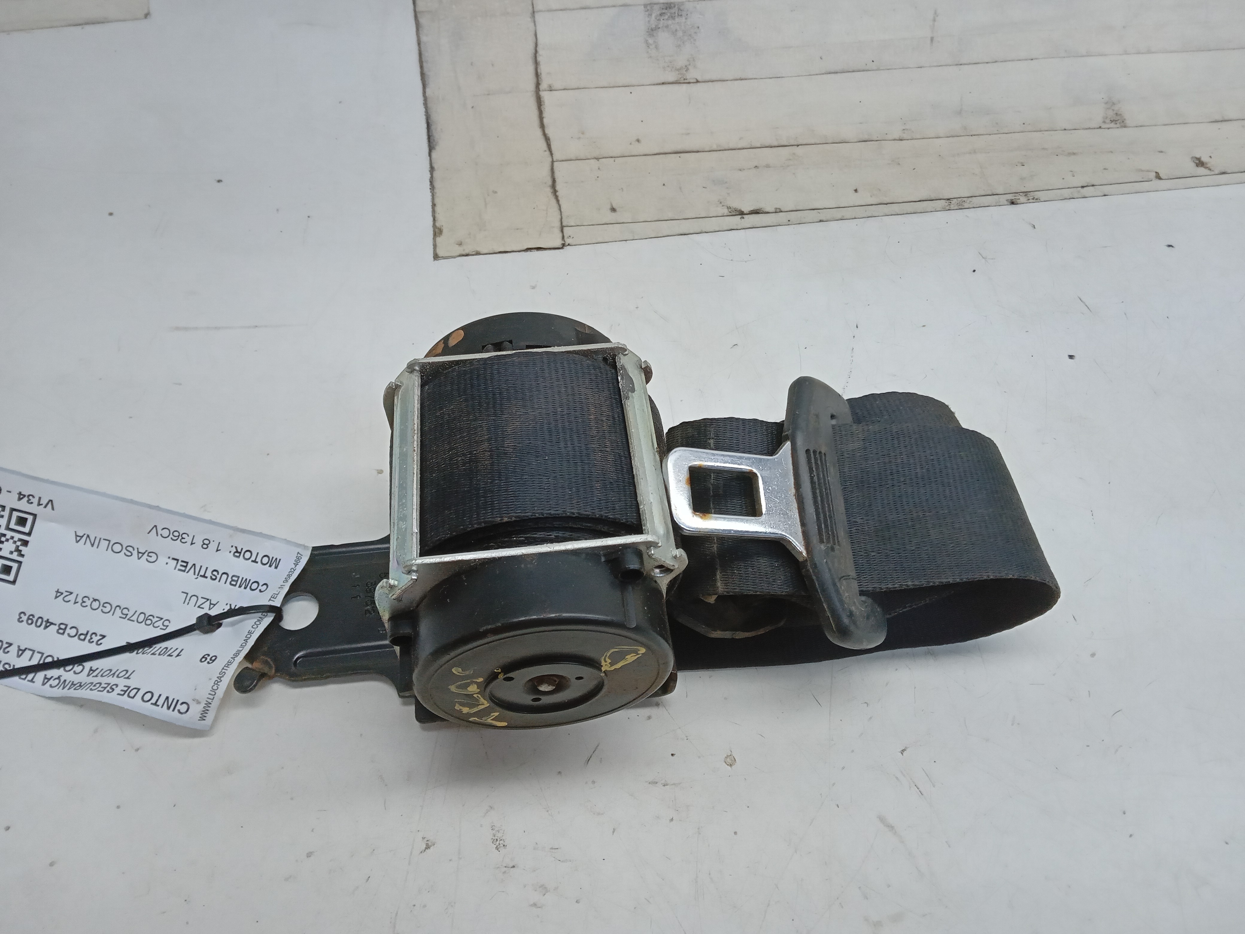 CINTO SEGURANÇA TRAS LD TOYOTA COROLLA 2005
