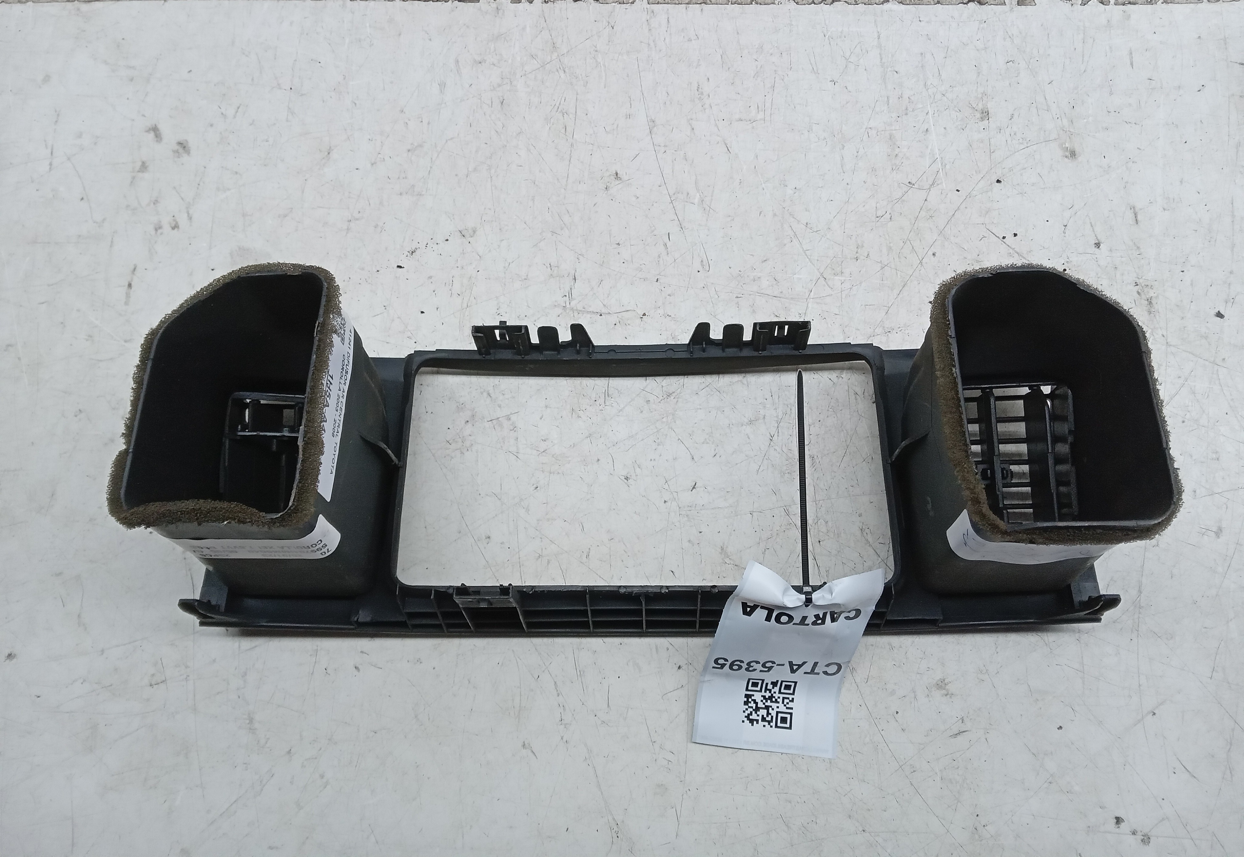 MOLDURA RADIO COM DIFUSOR AR TOYOTA COROLLA 2003 4