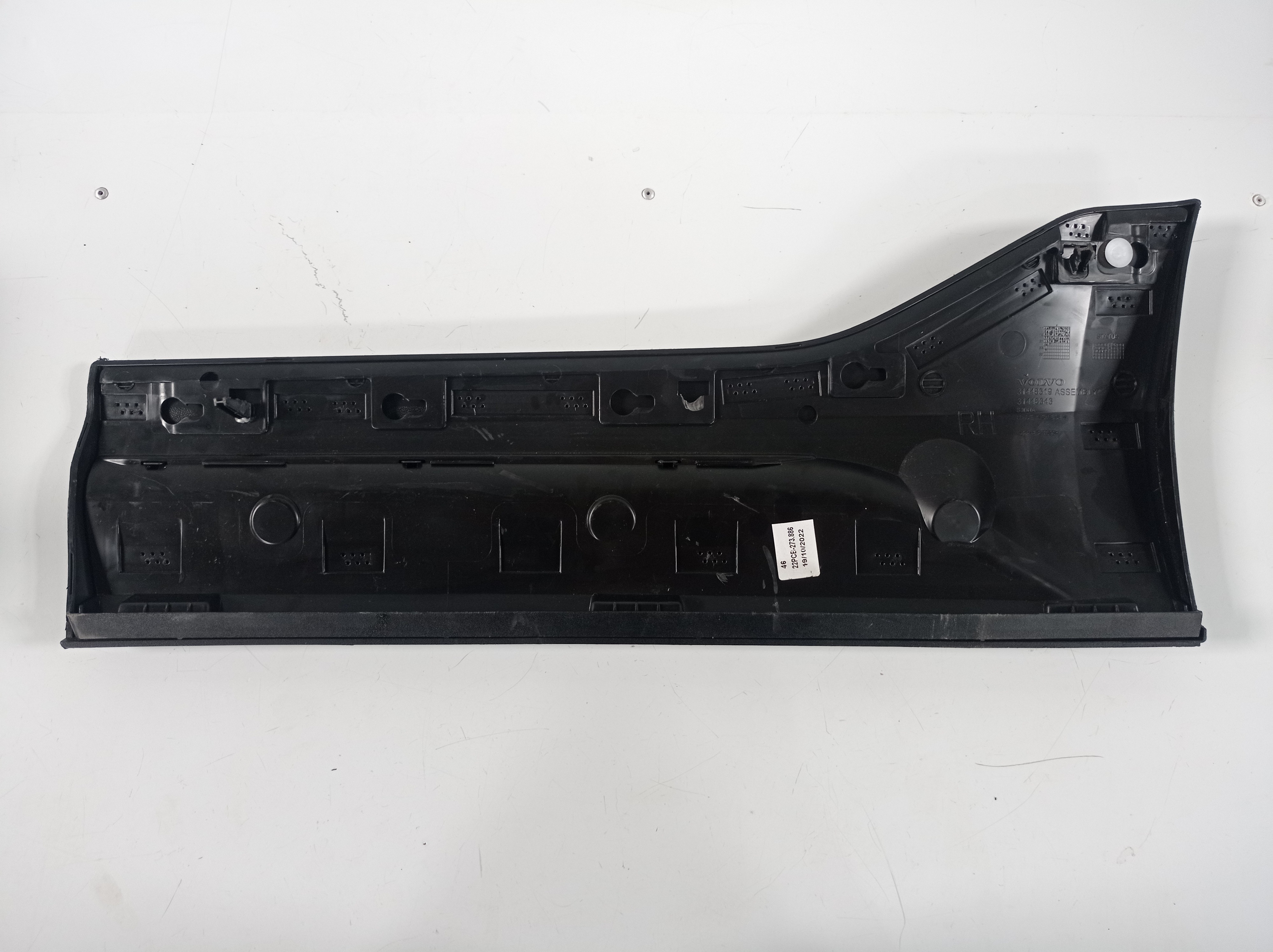 Acabamento Moldura Porta Tras Direita Volvo Xc40 2017 A 2021 Preto 7