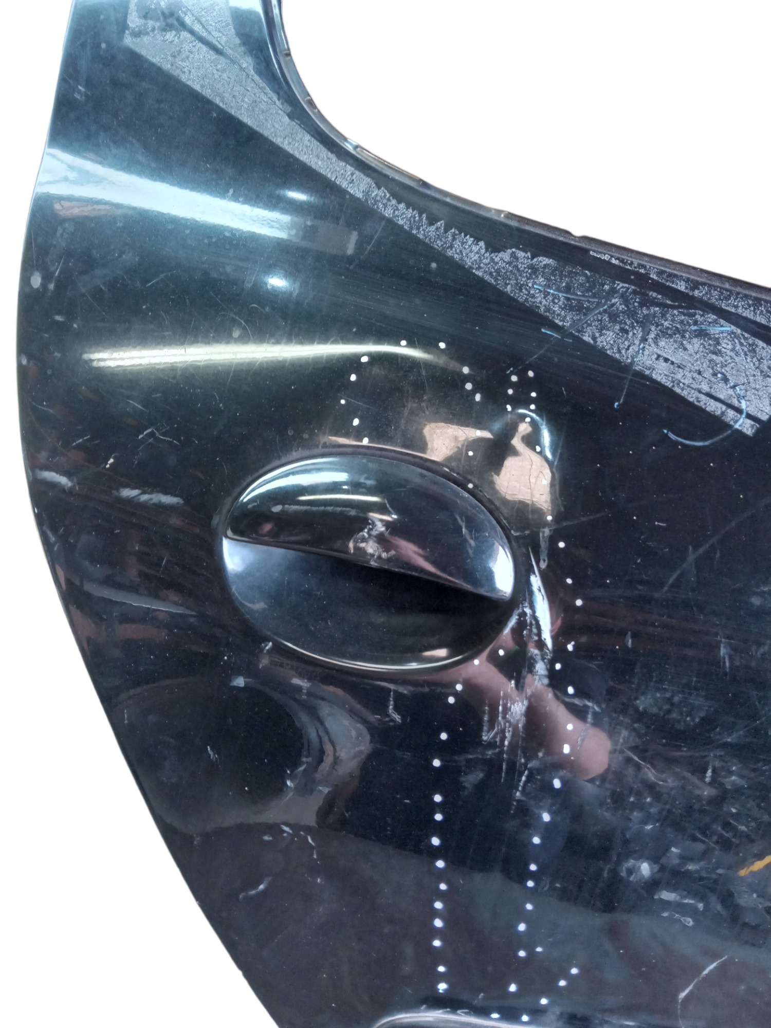 Porta Traseira Direita Peugeot 207 2010 Para Recuperar Traseira Direito Preto 8