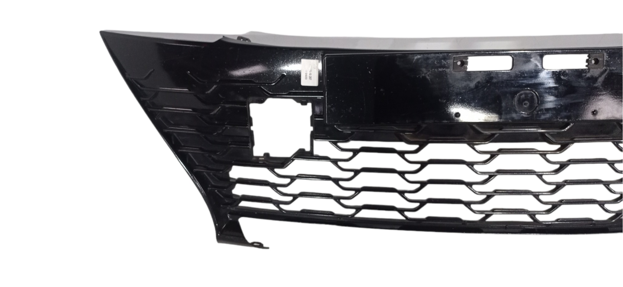Grade Central Parachoque Dianteiro Yaris Hatch 2017 A 2021  Preto Xxxx 4