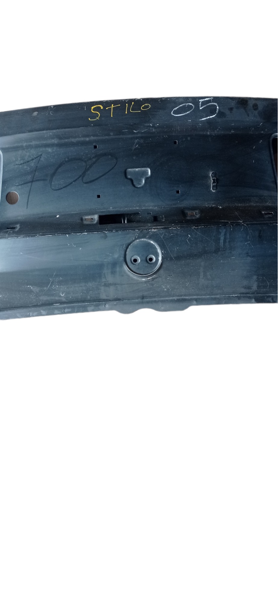 Tampa Traseira Fiat Stilo 2005 Para Recuperar  Preto 4