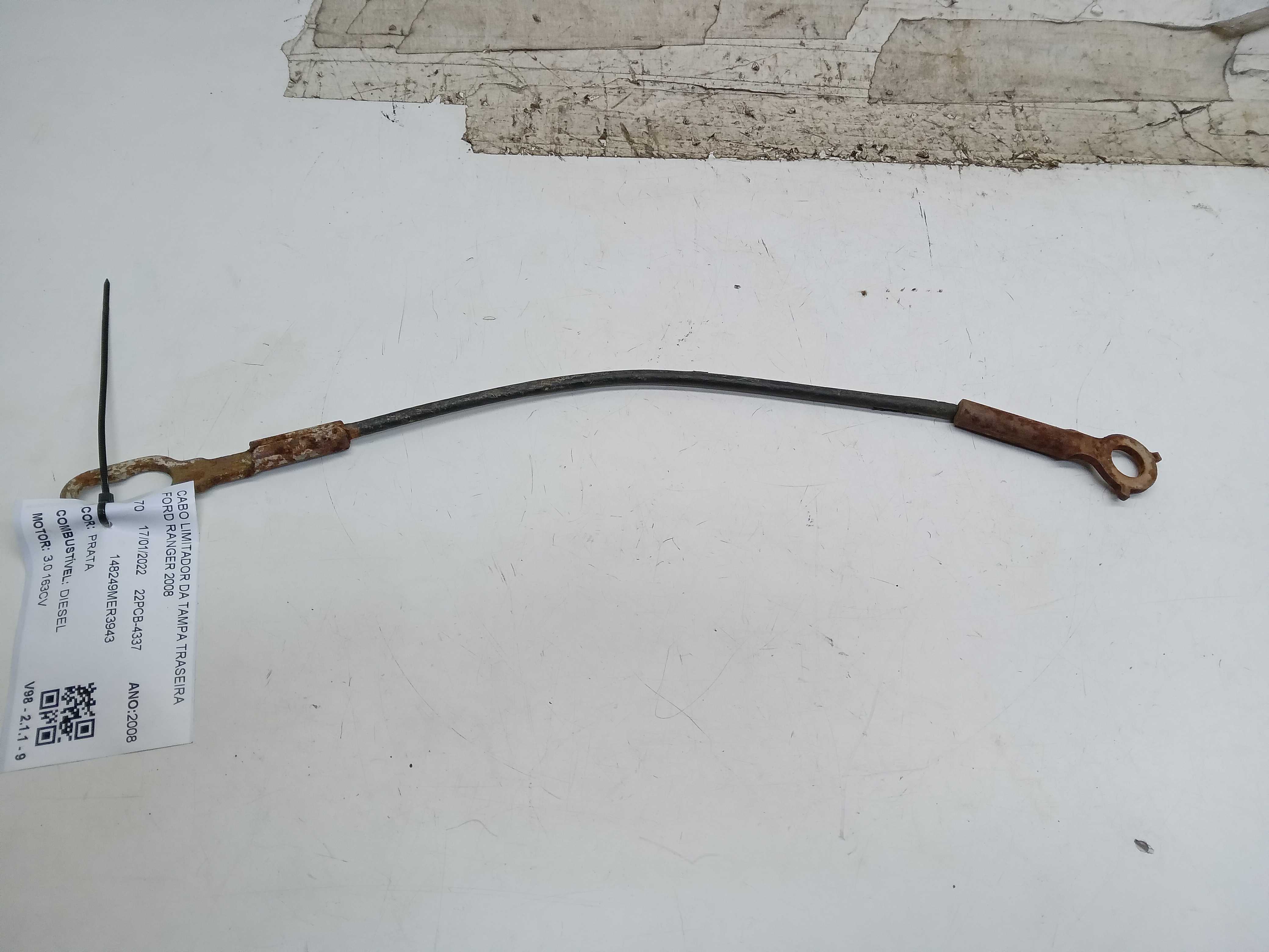 CABO LIMITADOR DA TAMPA TRASEIRA FORD RANGER 2008 1