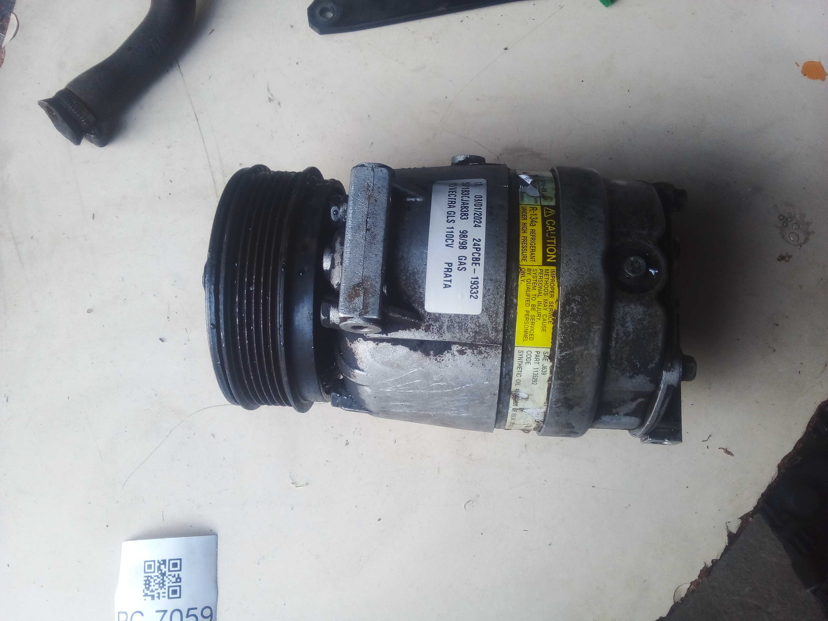 COMPRESSOR AR CONDICIONADO VECTRA 98 113292 2