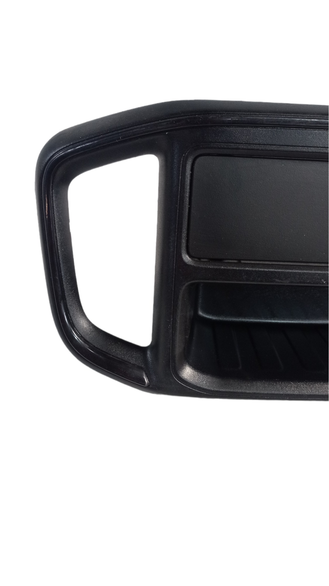 100253268 Moldura Frente Painel Fiat Strada 2020 A 2021 Din Preto 2