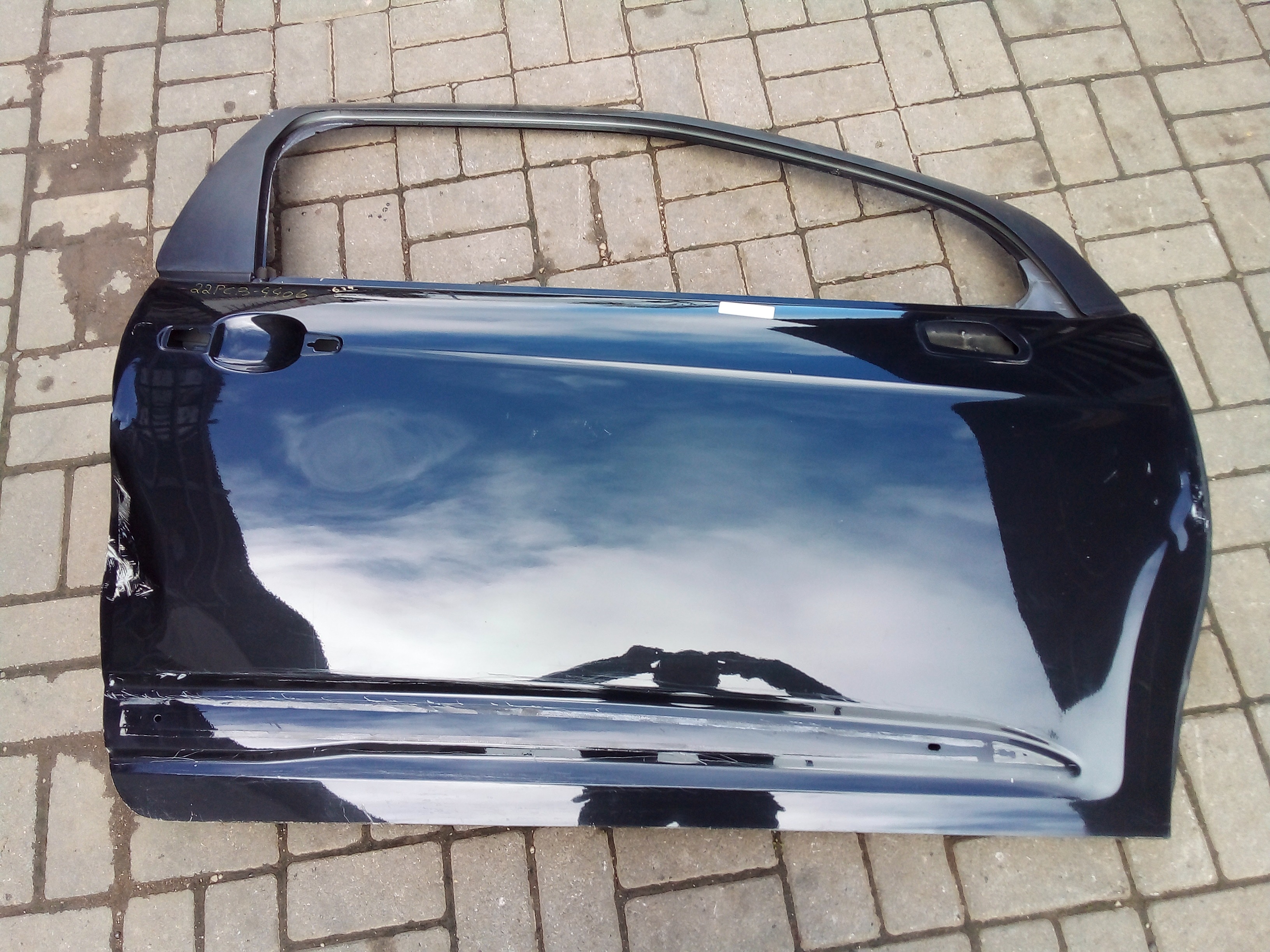 Porta Dianteira Direita Citroen Ds3 2012 Para Recuperar Dianteira Direita Preto 1