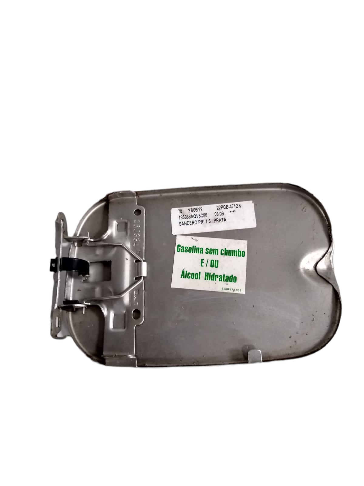 8200474958 Portinhola Do Tanque Renault Sandero 2008 A 14 Prata 2008 2