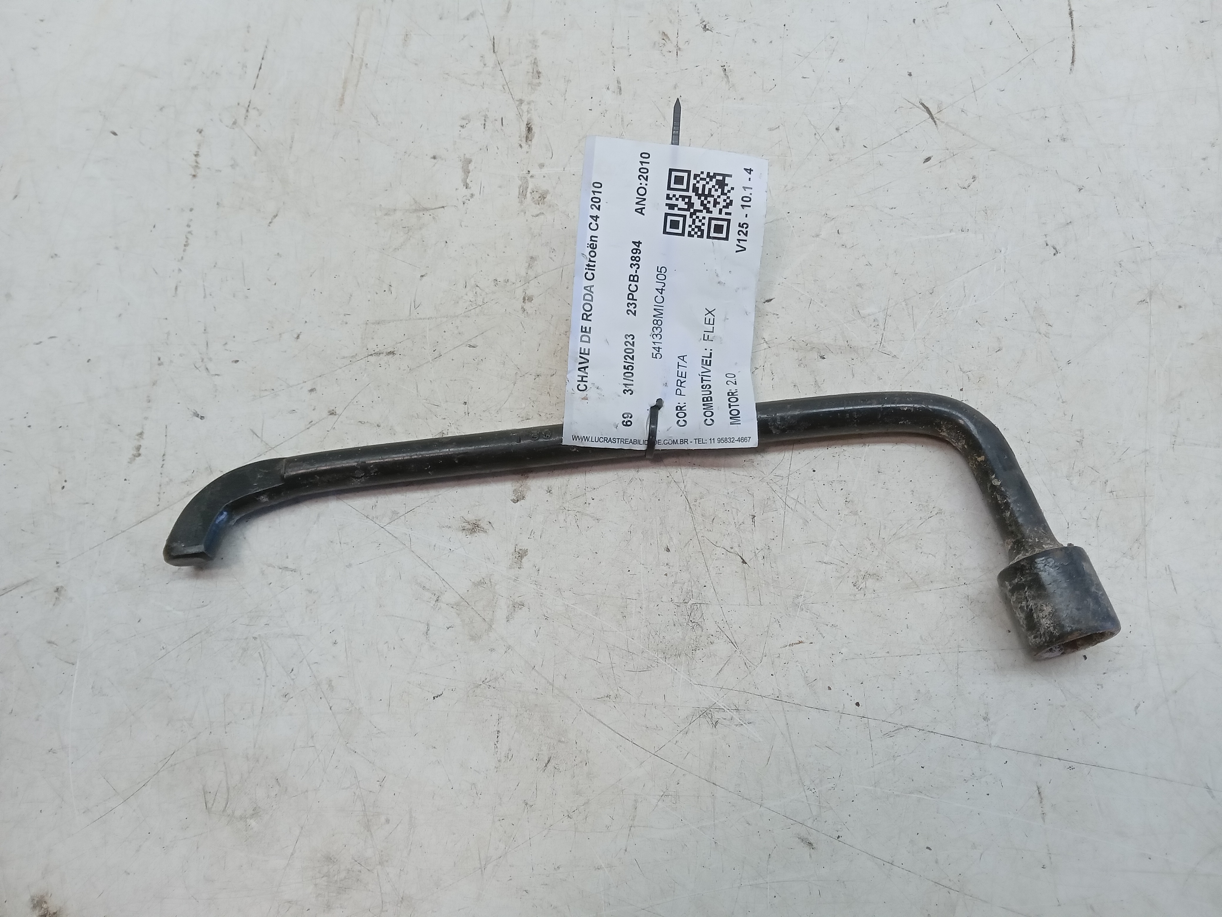 CHAVE DE RODA CITROEN C4 2010 2