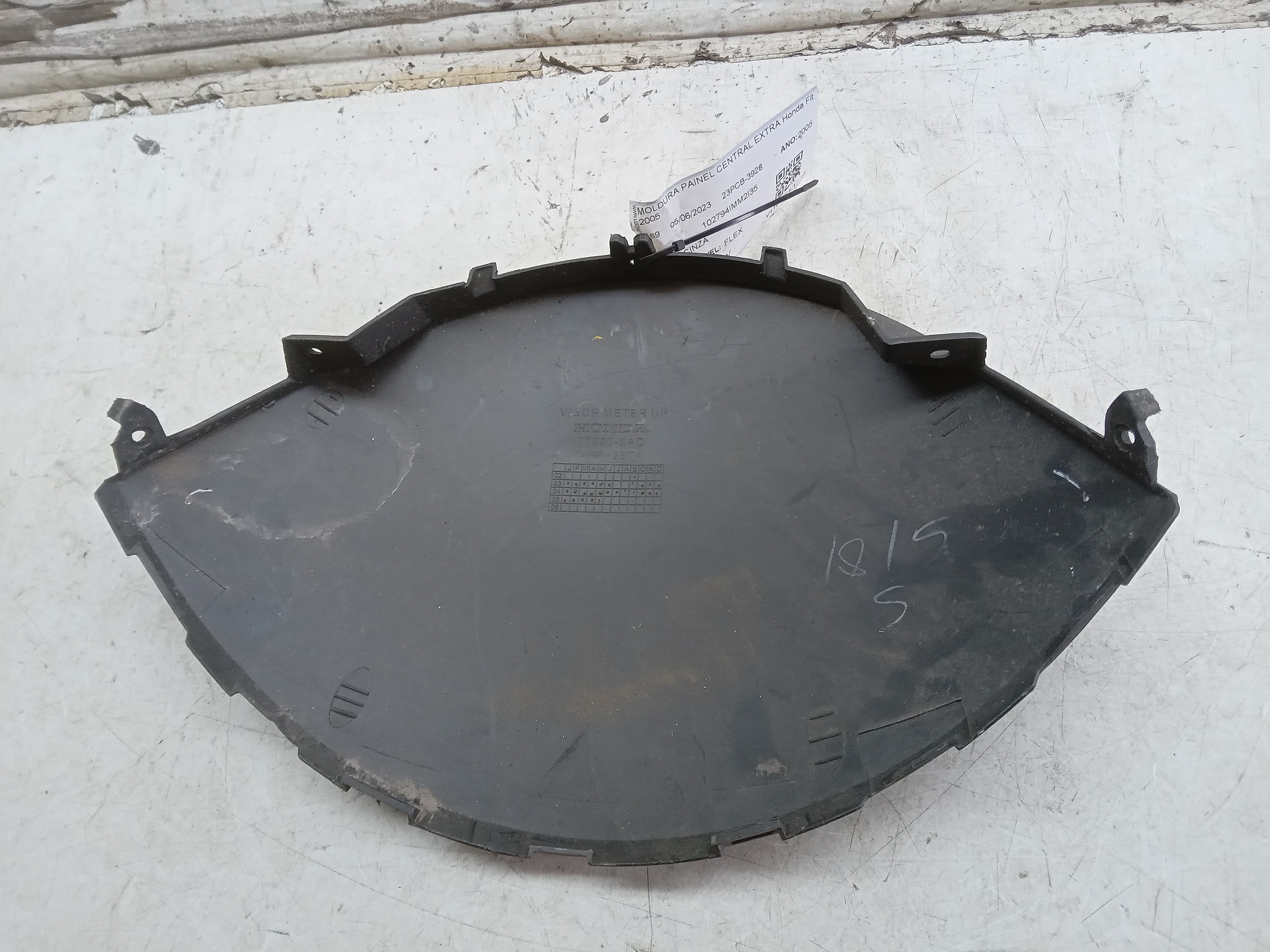 MOLDURA ACABAMENTO PAINEL INSTRUMENTOS Honda Fit 2005 2
