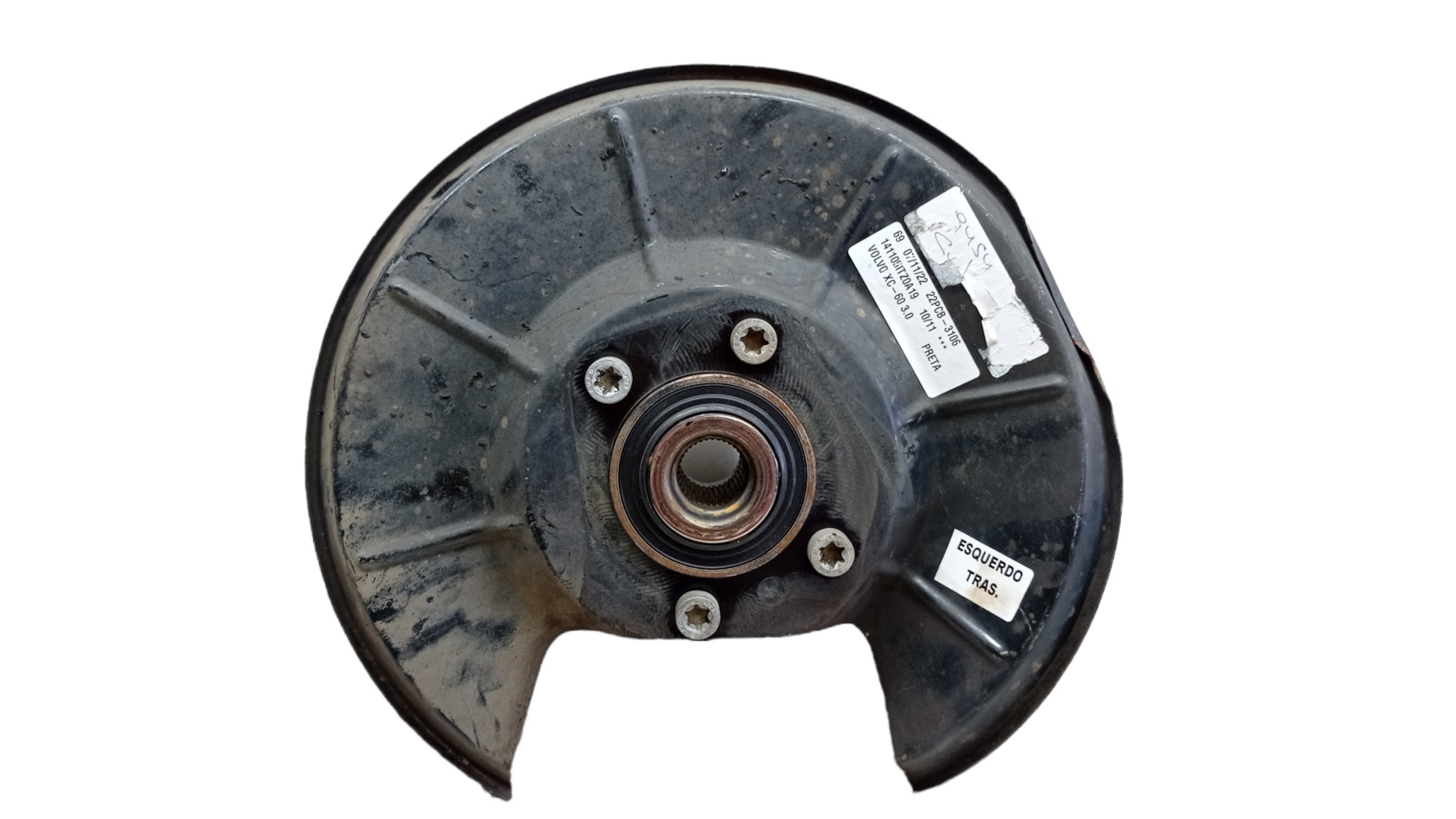 Cubo Roda Tras Le Volvo Xc60 2011 P/ Recuperar