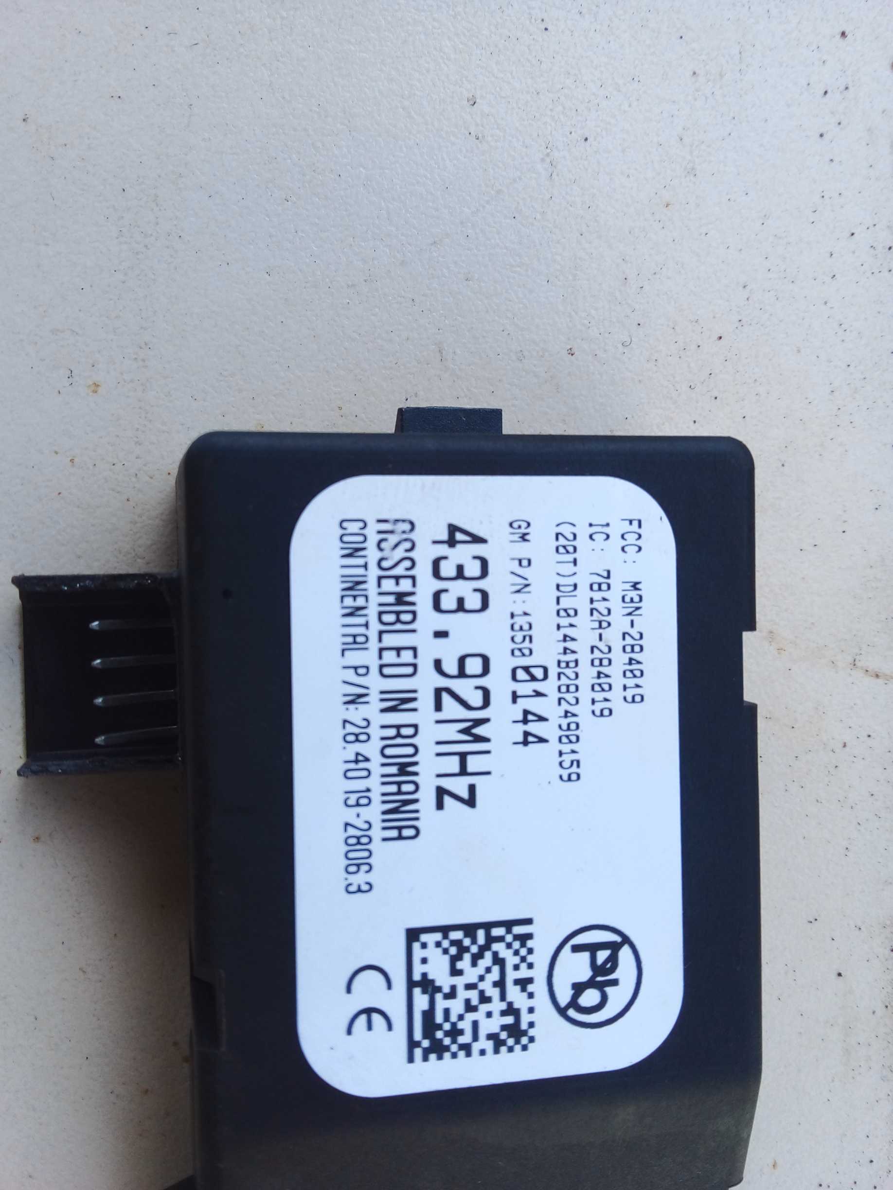 MODULO CENTRAL RECPETOR SINAL SPIN 2018 13580144 2
