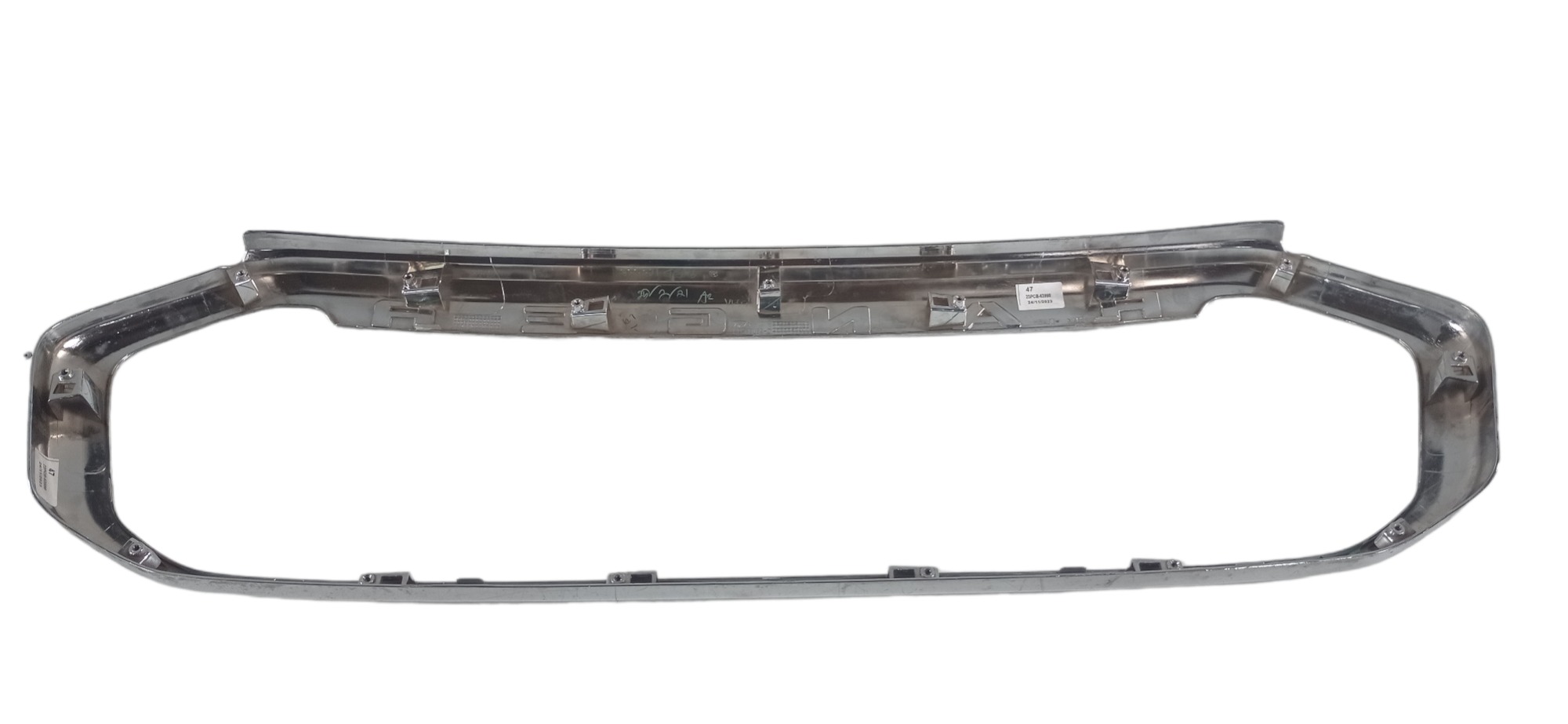 Moldura Friso Cromado Grade Ford Ranger 2019 A 2021 8