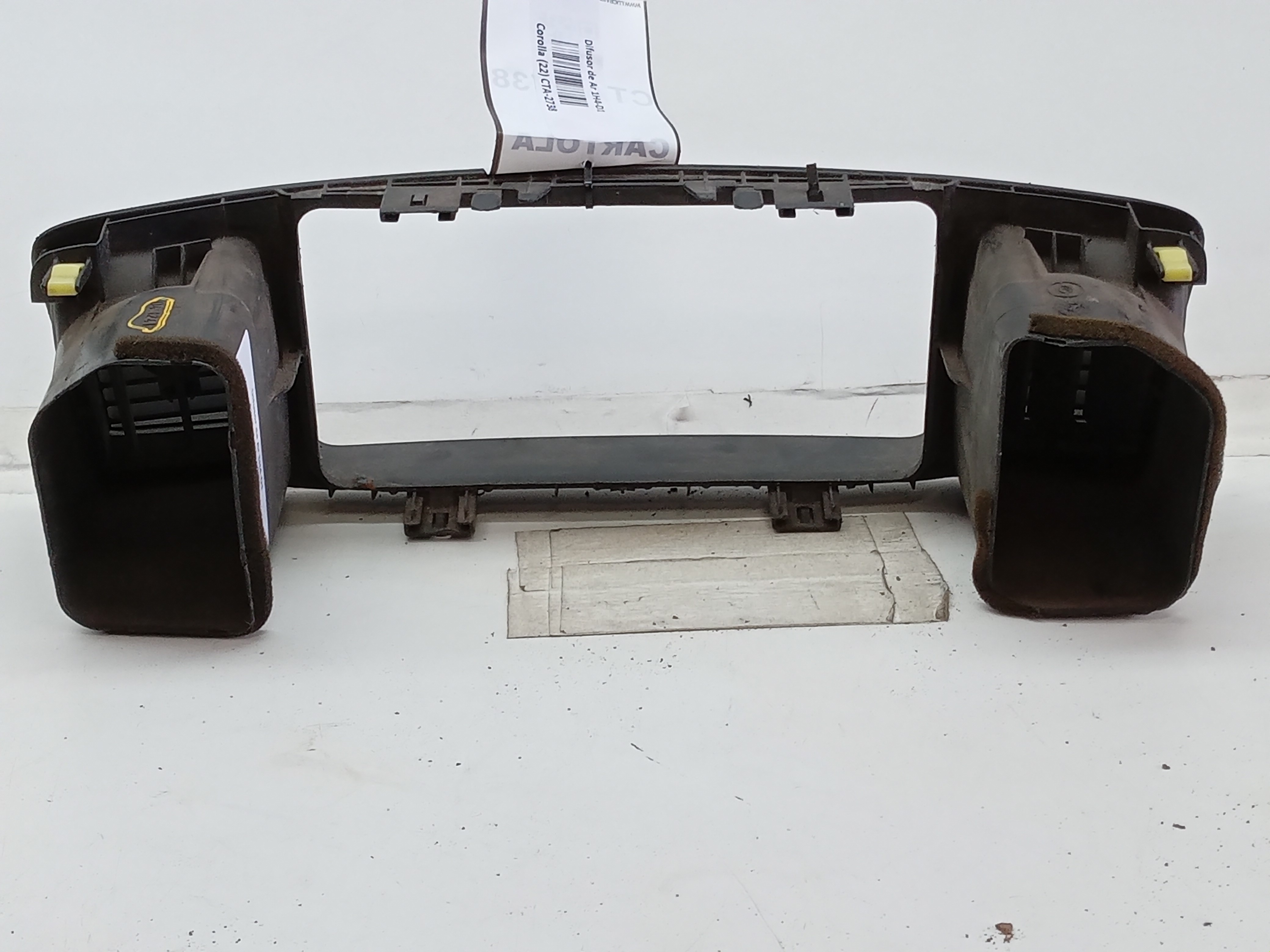 MOLDURA RADIO COM DIFUSOR AR TOYOTA COROLLA 2003 6