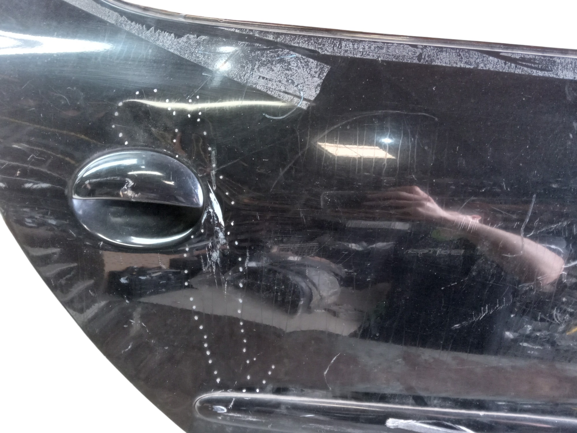 Porta Traseira Direita Peugeot 207 2010 Para Recuperar Traseira Direito Preto 5