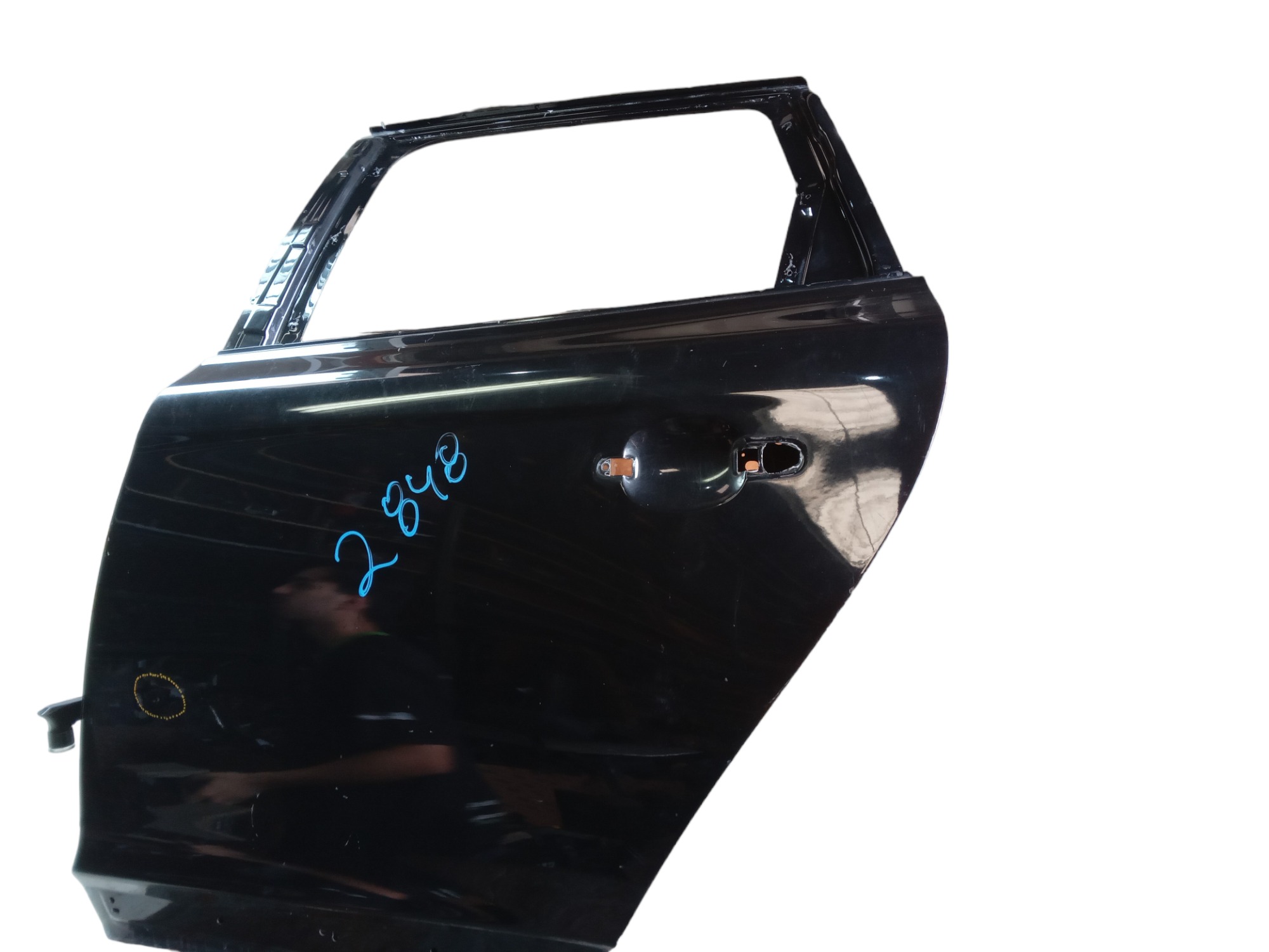 Porta Traseira Esquerda Volvo Xc60 2011 Para Recuperar Traseira Esquerdo Preta 7