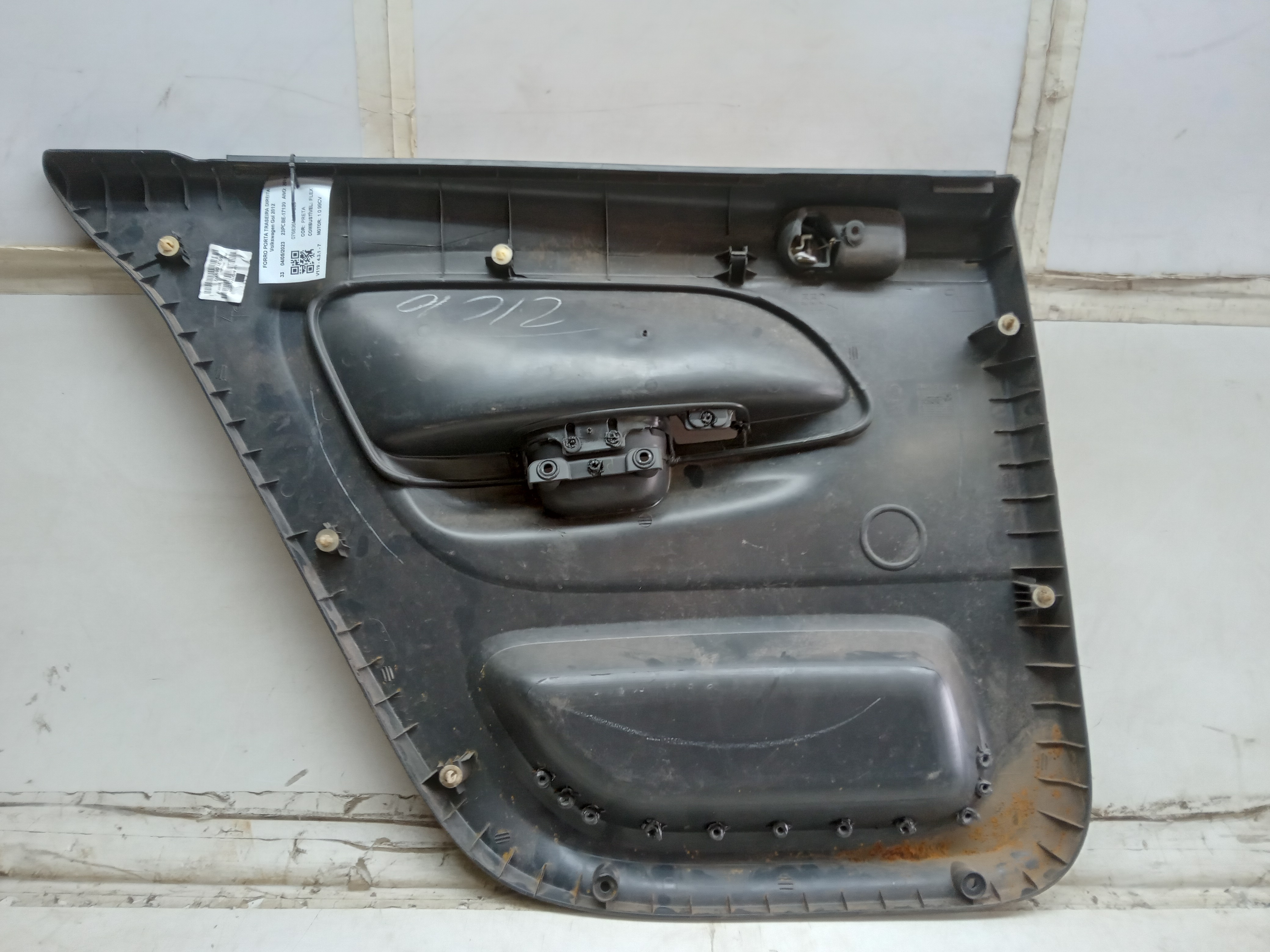 FORRO PORTA TRAS LD Volkswagen Gol 2012 2