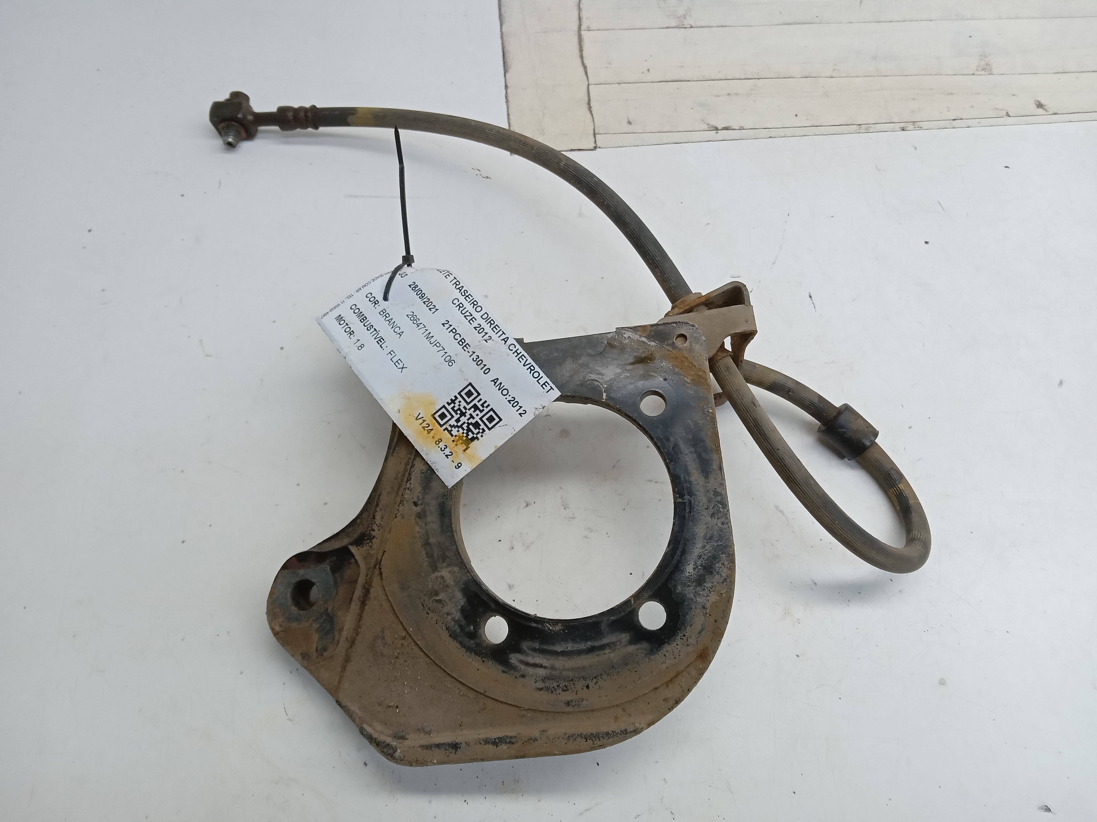 SUPORTE PINÇA FREIO TRAS LD CHEVROLET CRUZE 2012 2