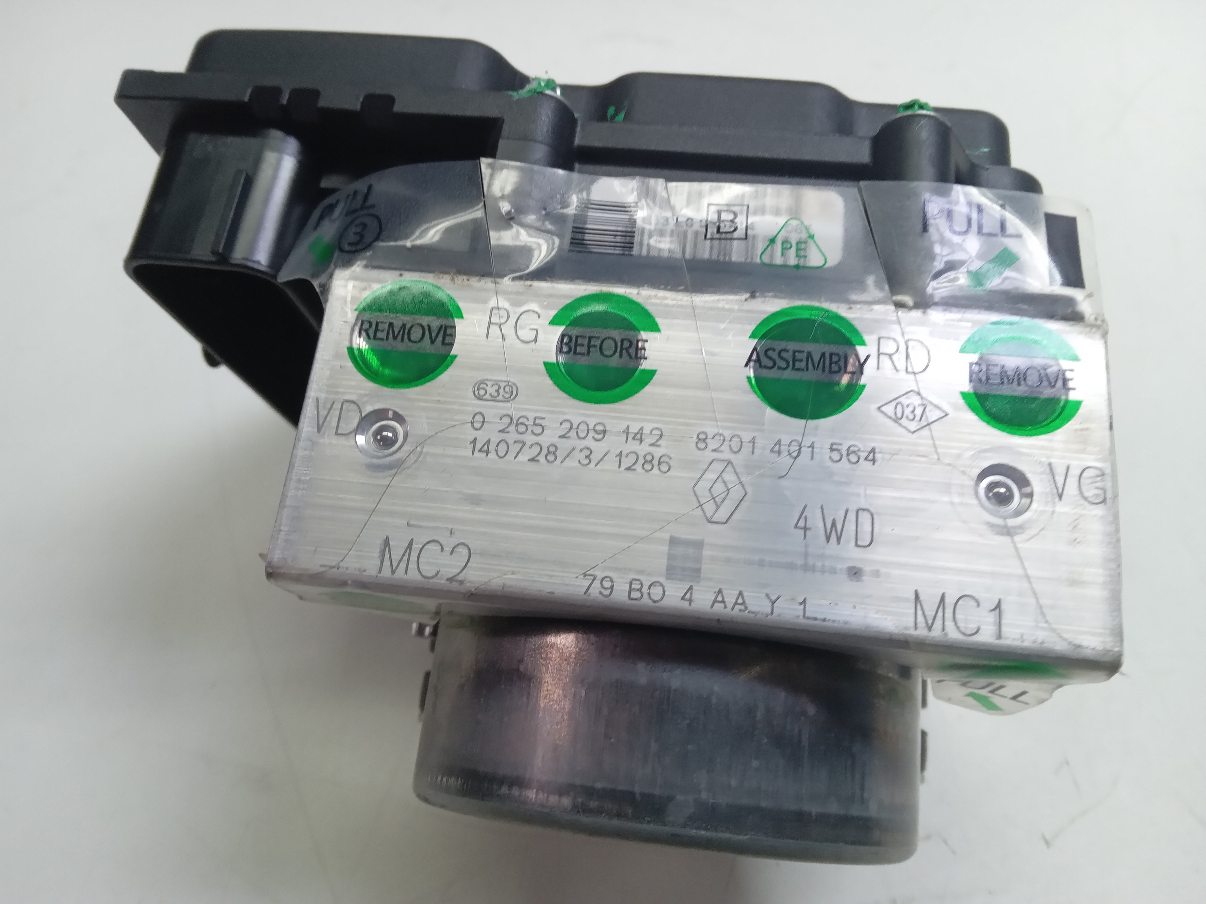 Módulo Abs Renault Duster 2011 A 2014 0265801231 0265209142 3