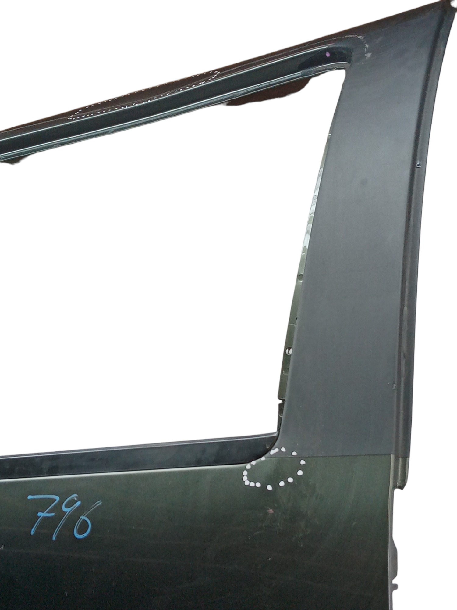 Porta Traseira Direita Chevrolet S10 2011 Para Recuperar Traseira Direito Verde 8