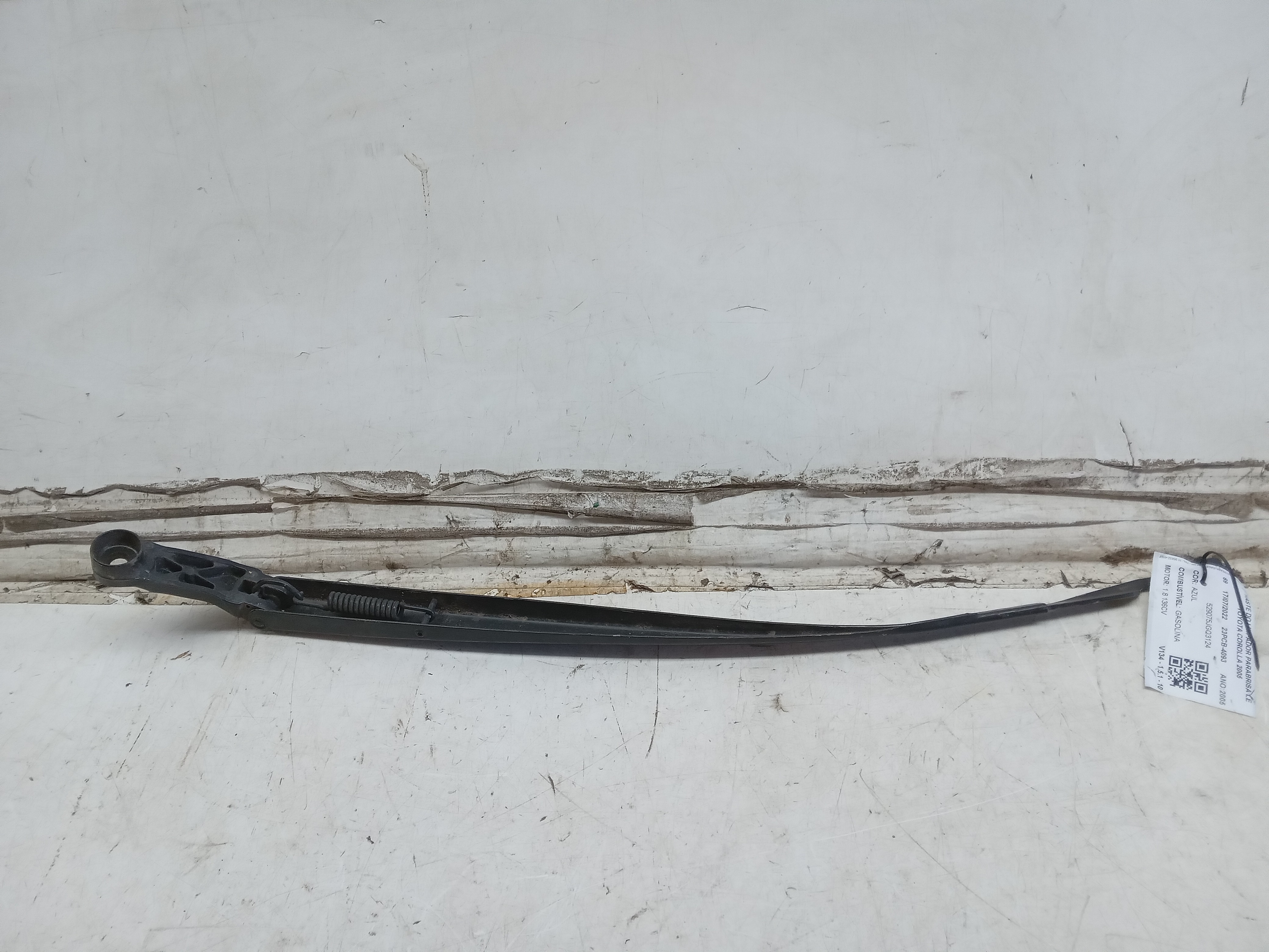 HASTE BRAÇO LIMPADOR PARABRISA LE TOYOTA COROLLA 2005 2