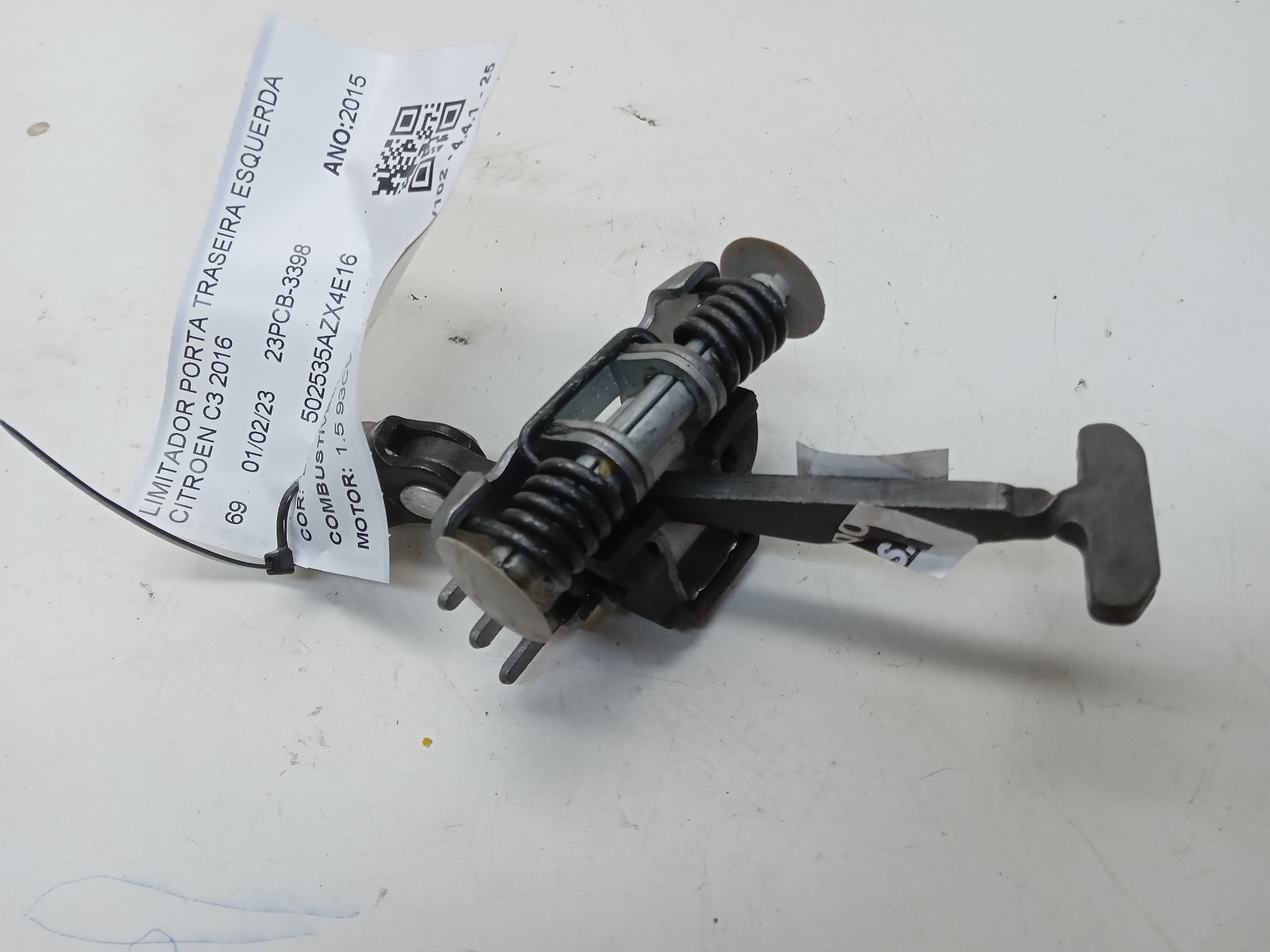 LIMITADOR PORTA TRASEIRA ESQUERDA CITROEN C3 2016 1