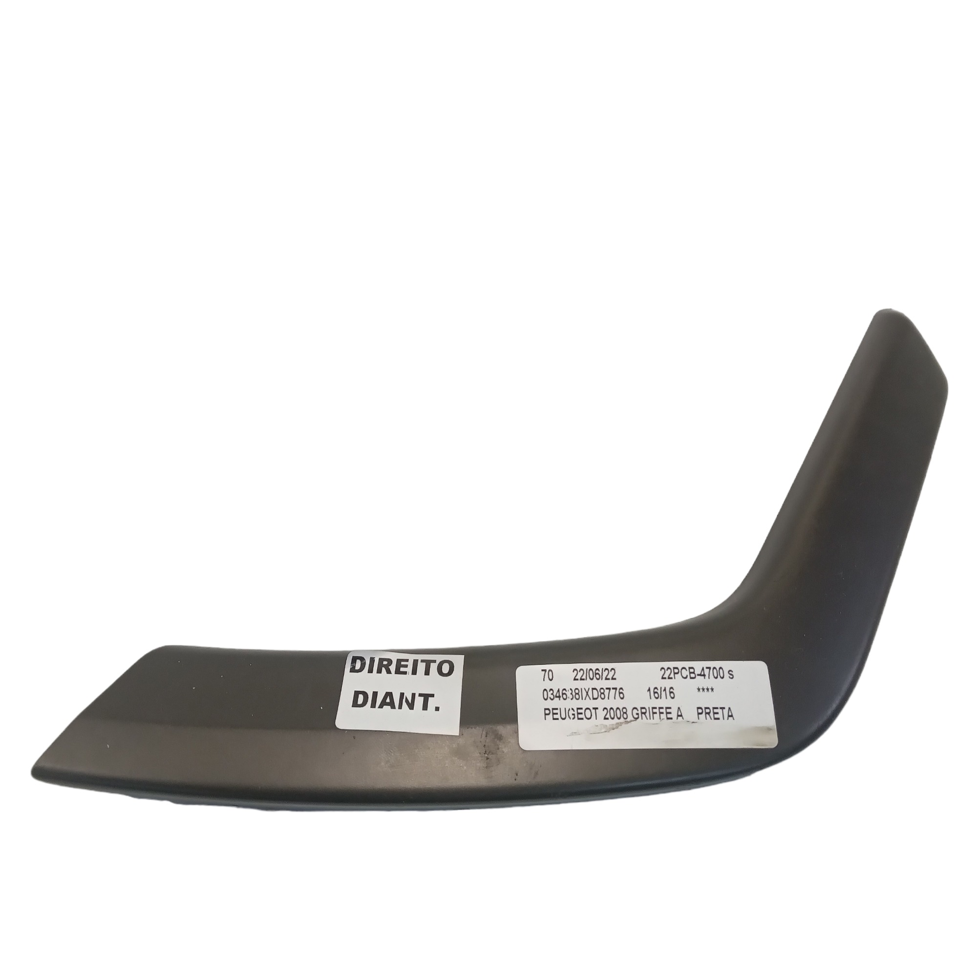 9801083977 Moldura Puxador Diant Dir Peugeot 2008 Griffe 1
