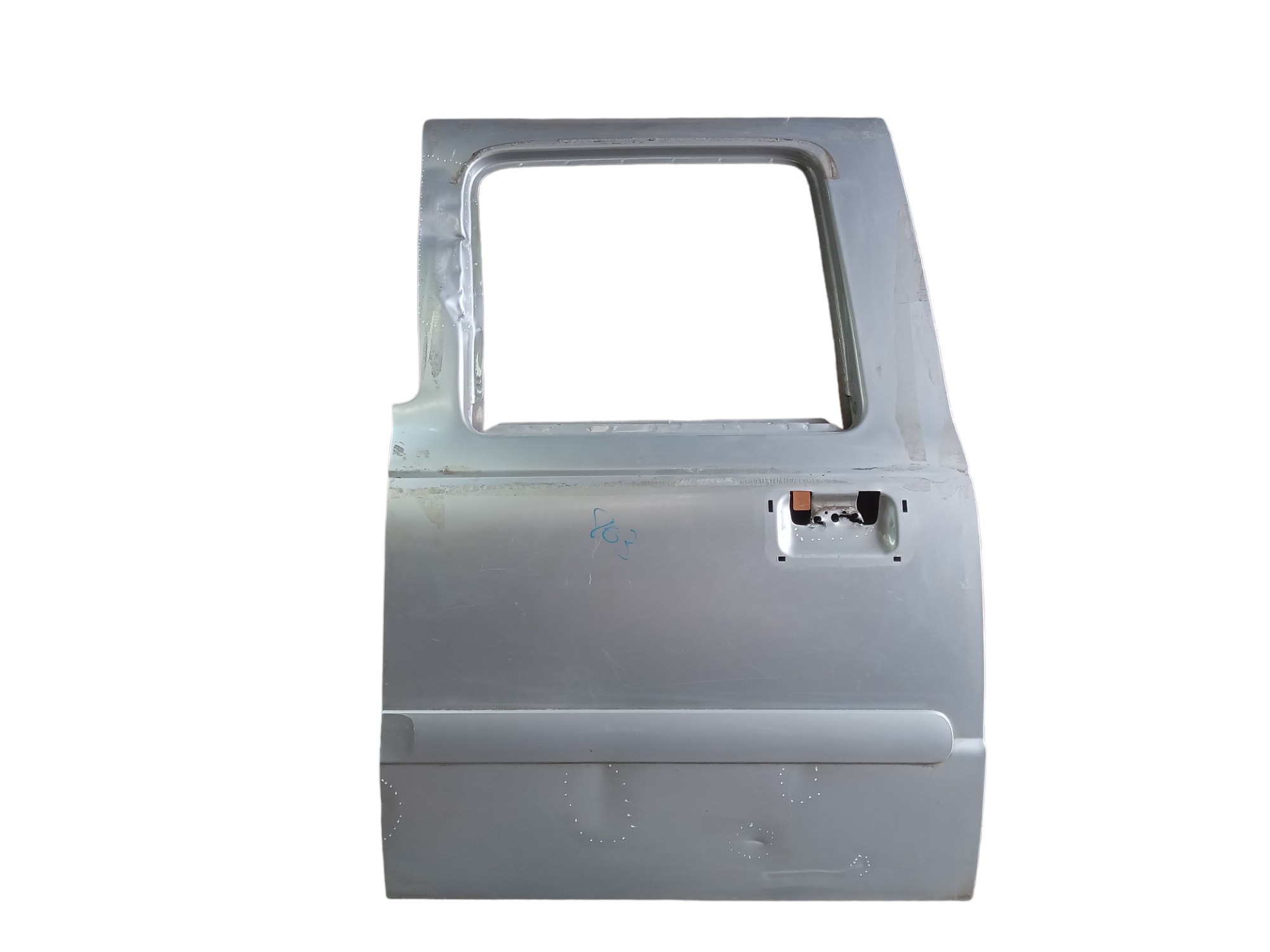 Porta Traseira Esquerda Ford Ranger 2009 Para Recuperar Traseira Esquerdo Prata 1