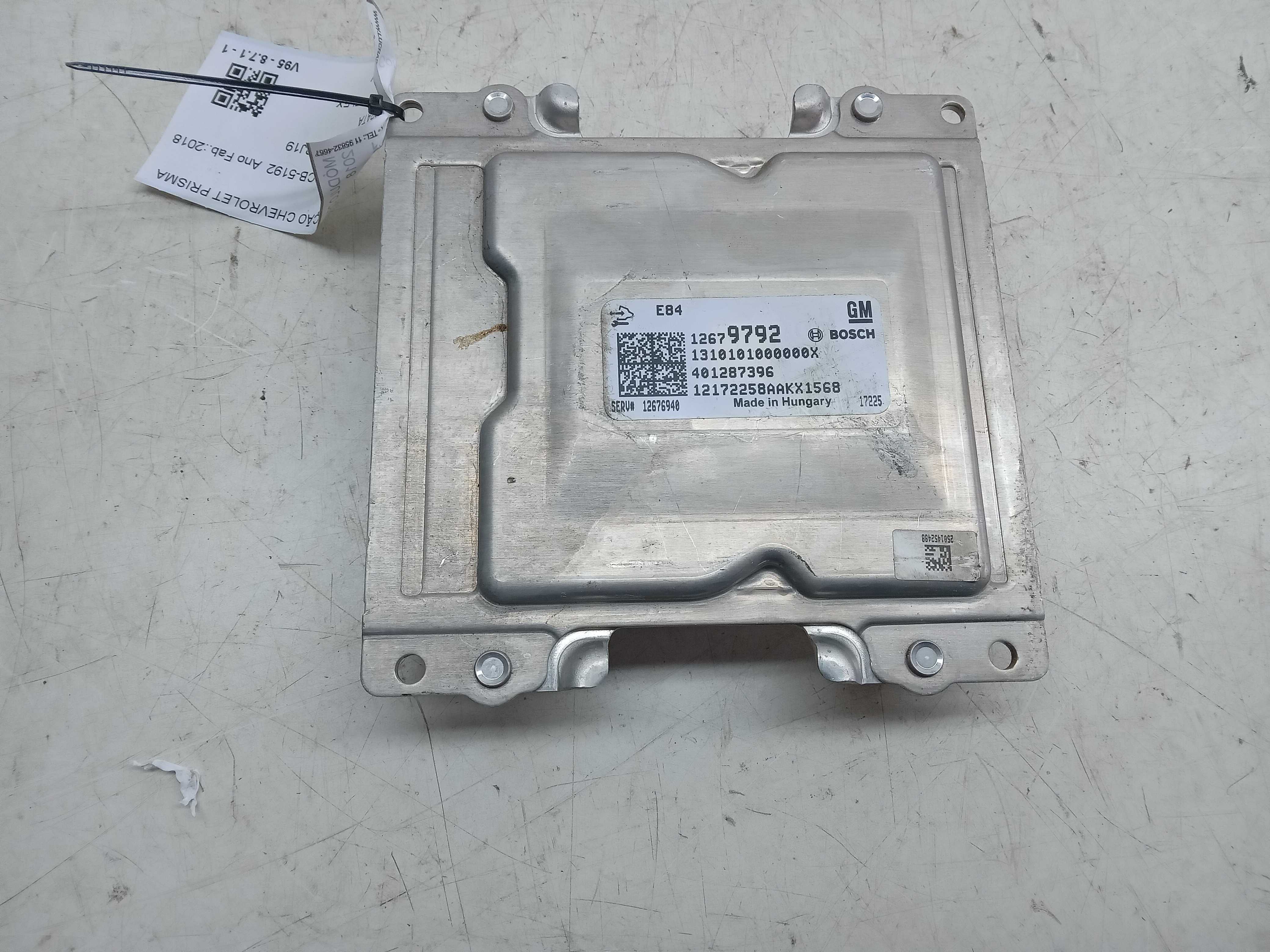 MÓDULO DE INJEÇÃO CHEVROLET PRISMA 2018 1