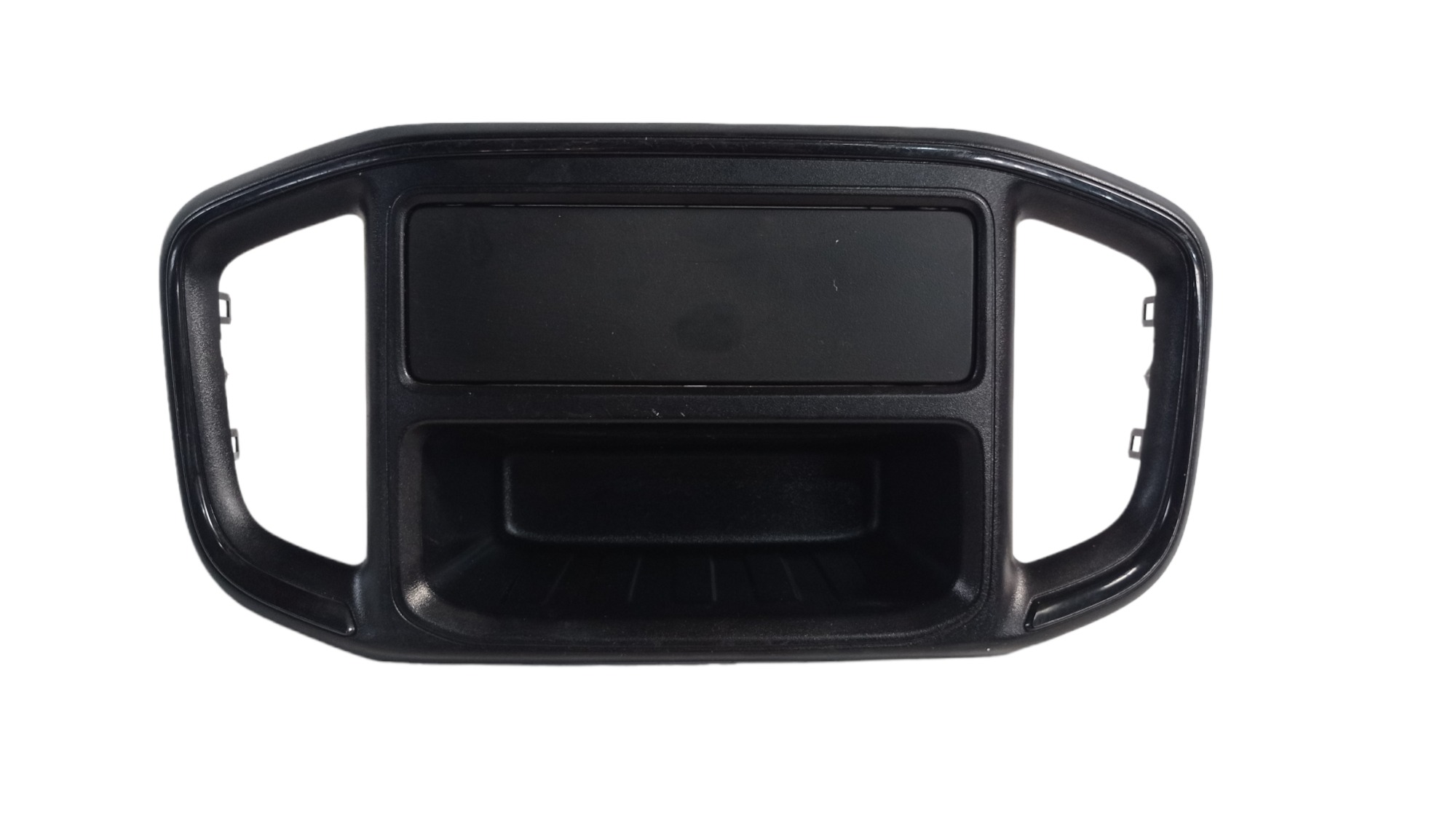 100253268 Moldura Frente Painel Fiat Strada 2020 A 2021 Din Preto