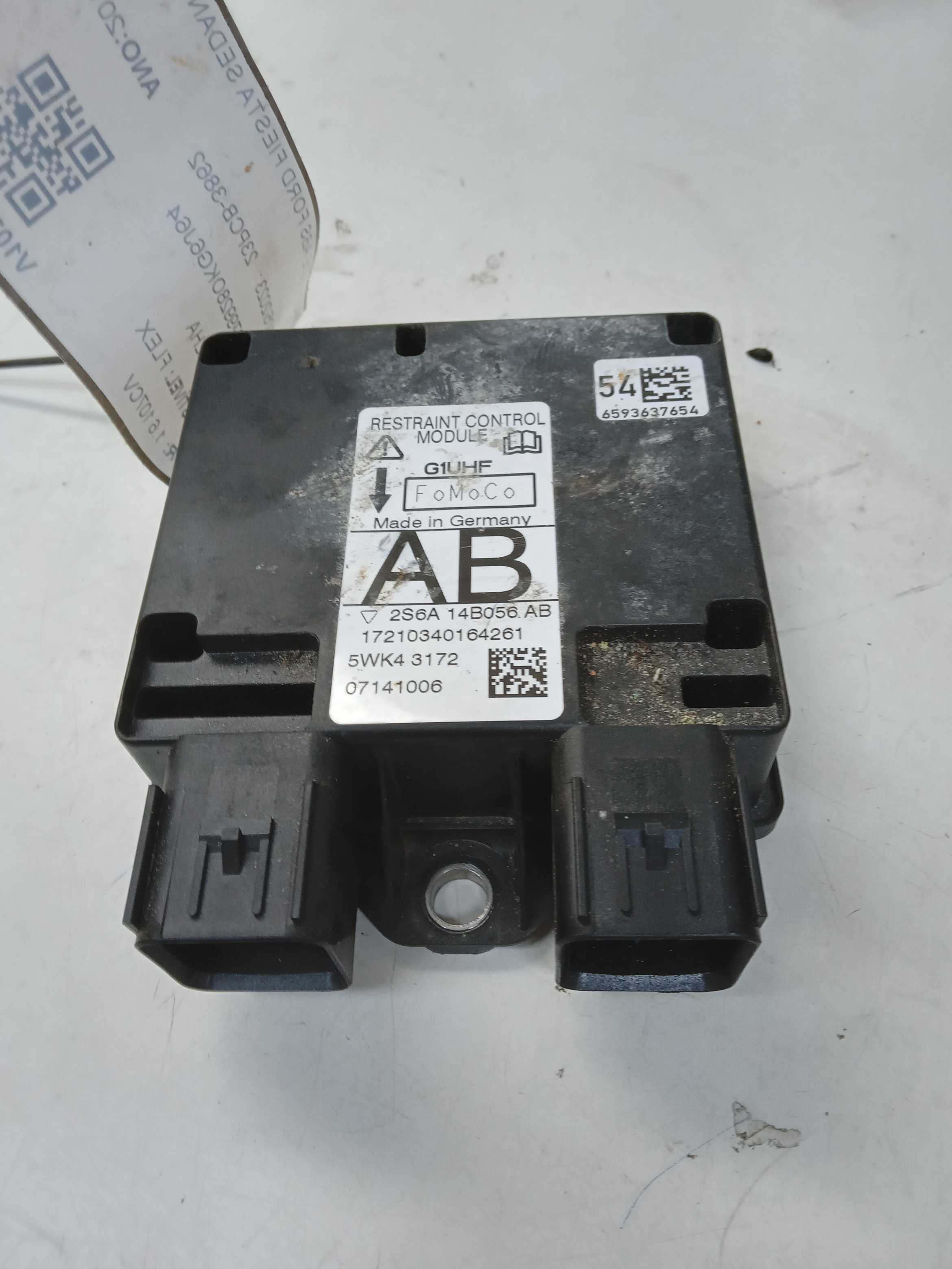 MÓDULO CENTRAL AIRBAG FORD FIESTA SEDAN 2014 1