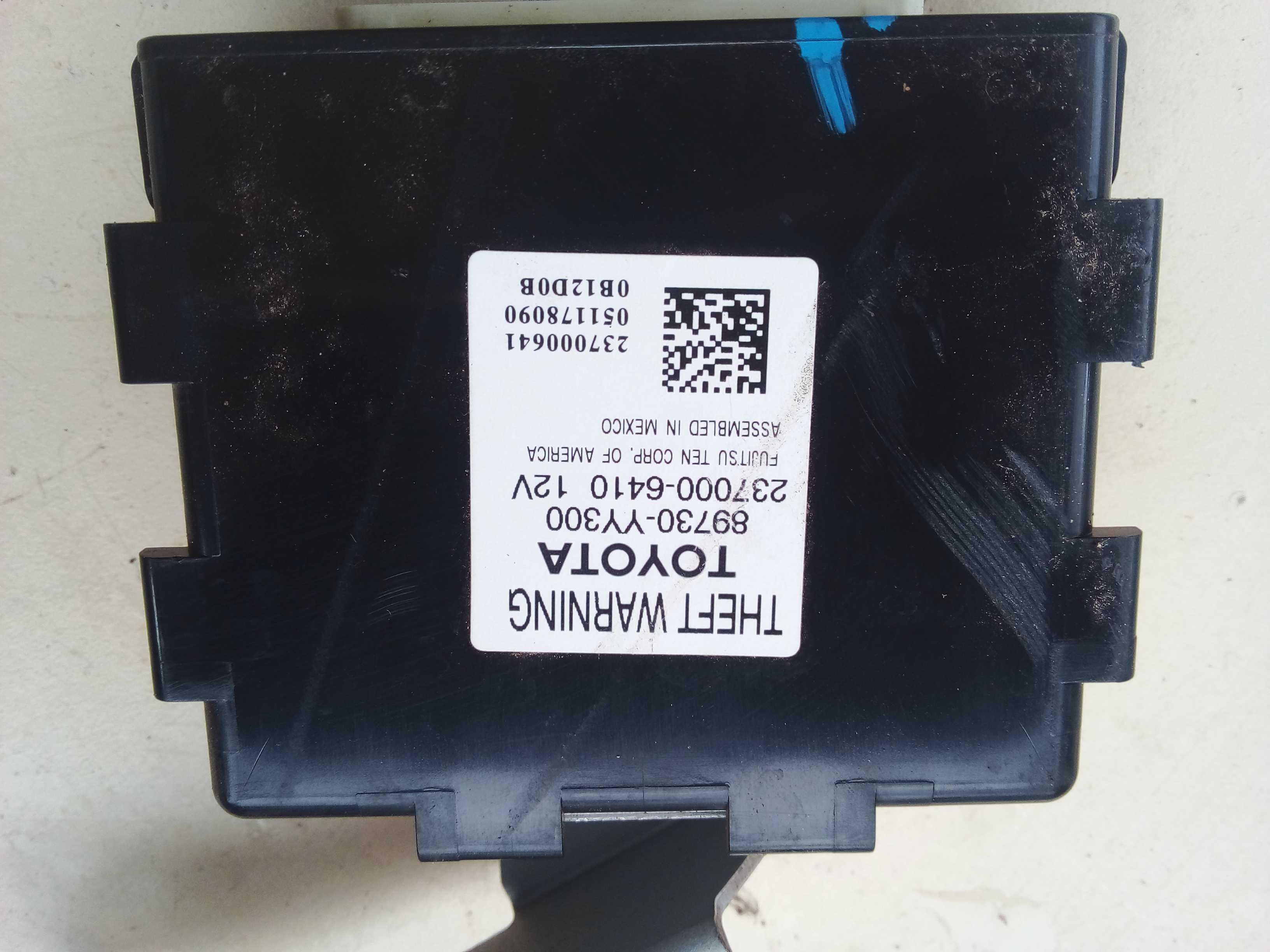 MODULO CENTRAL ALARME ETIOS 2018 89730YY300 2