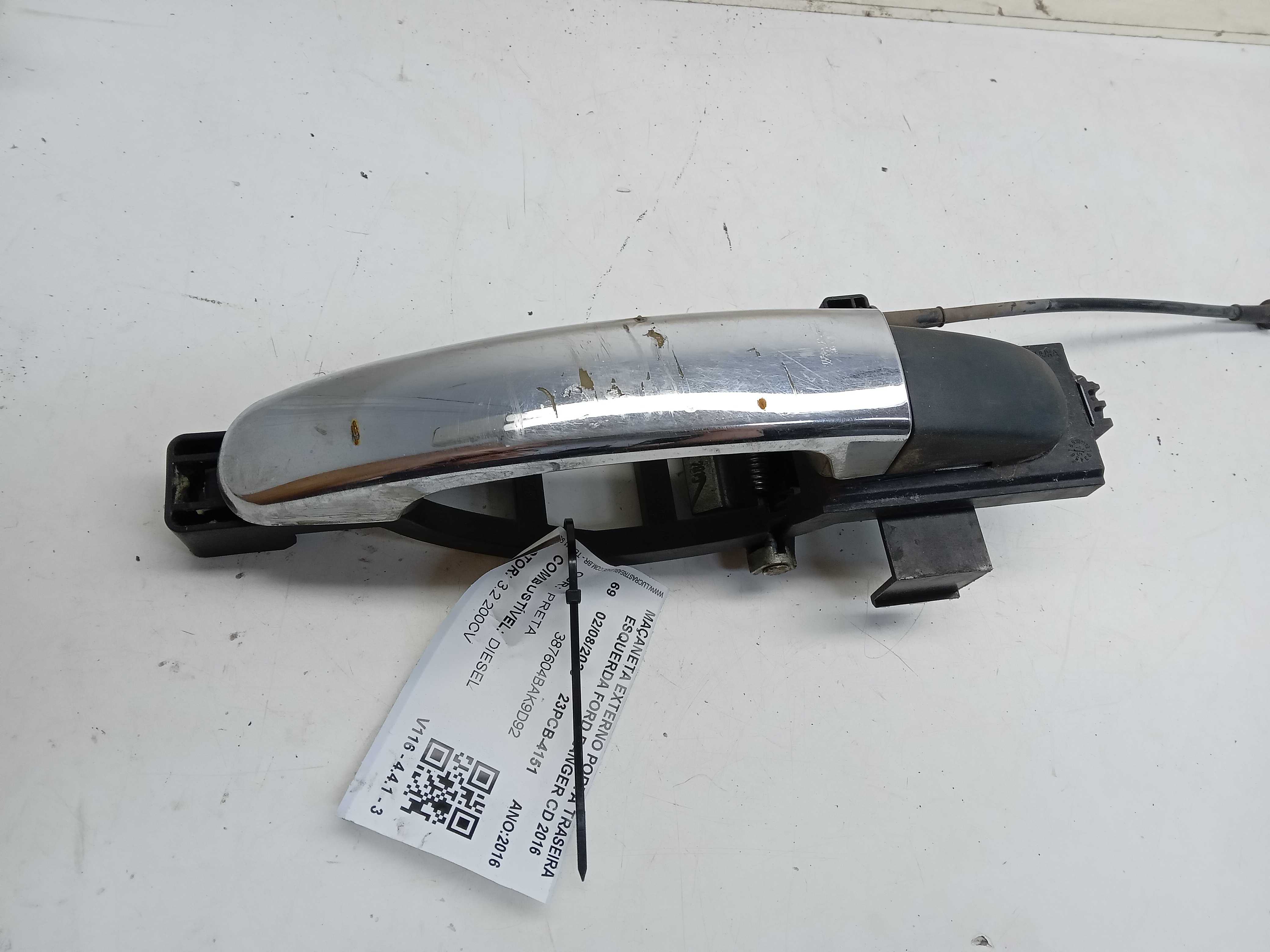 MAÇANETA EXTERNA PORTA TRASEIRA LE FORD RANGER 2016 2
