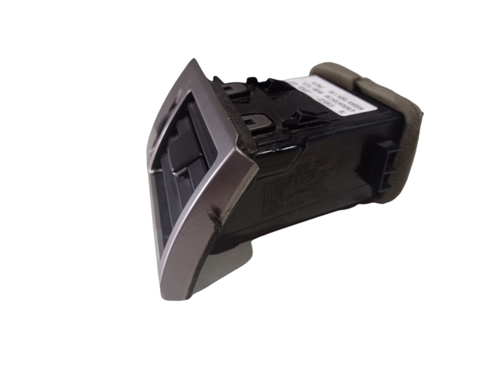 Difusor De Ar Lateral Esquerdo Nissan Tiida 2009 Original 3