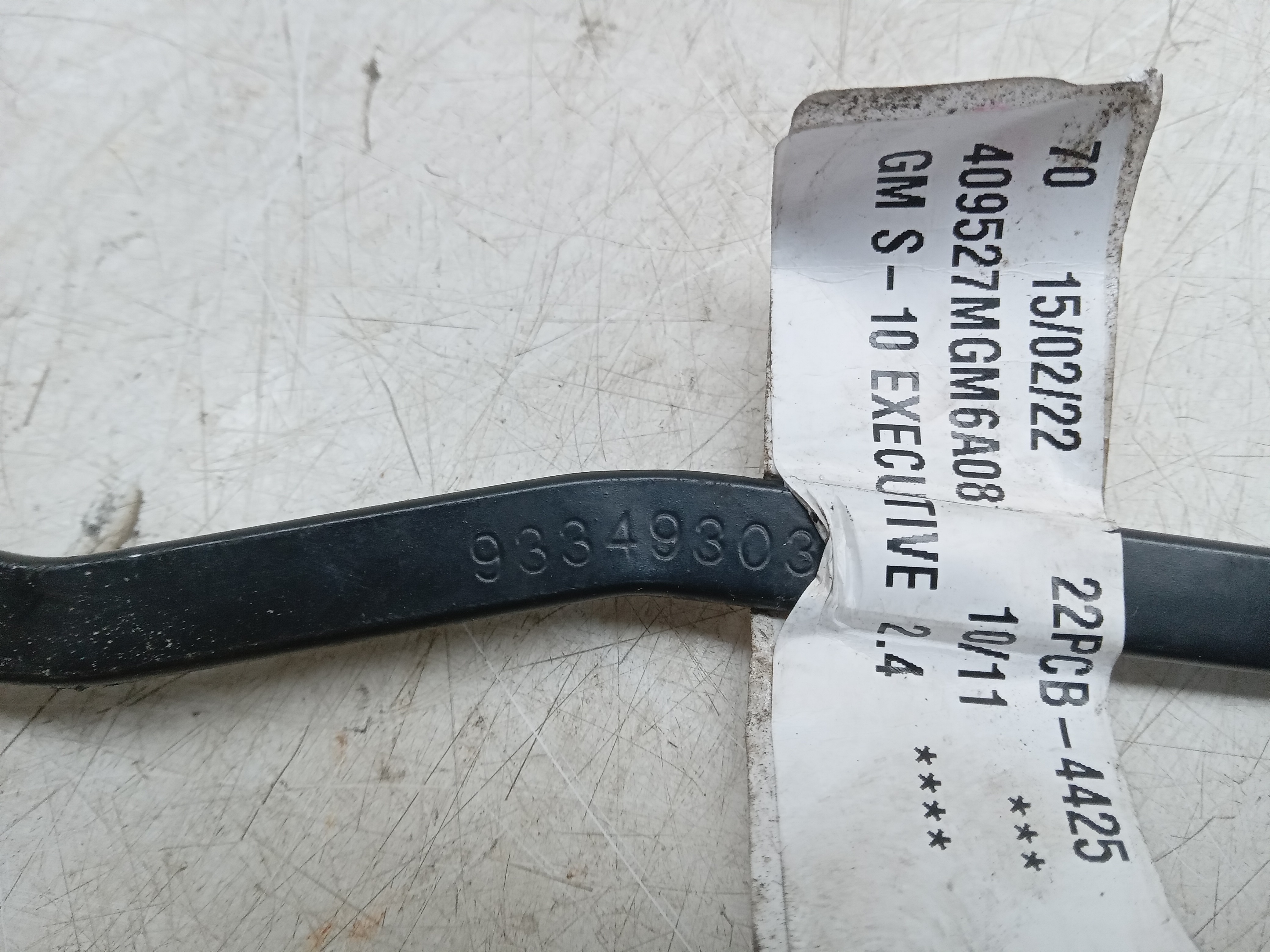 HASTE BRAÇO LIMPADOR PARABRISA LE GM S10 2010 3