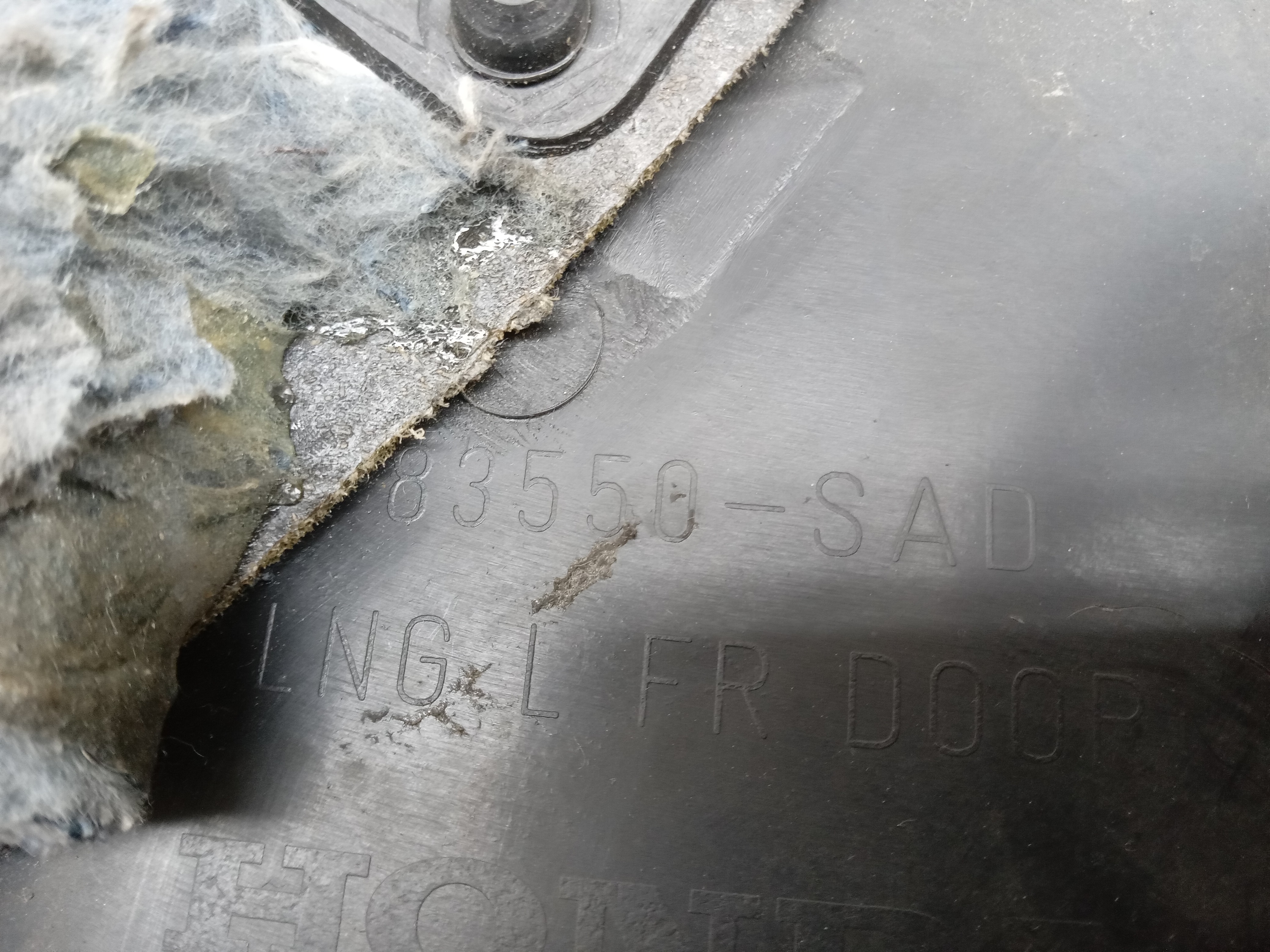 FORRO PORTA DIANT LE HONDA FIT 2004 3