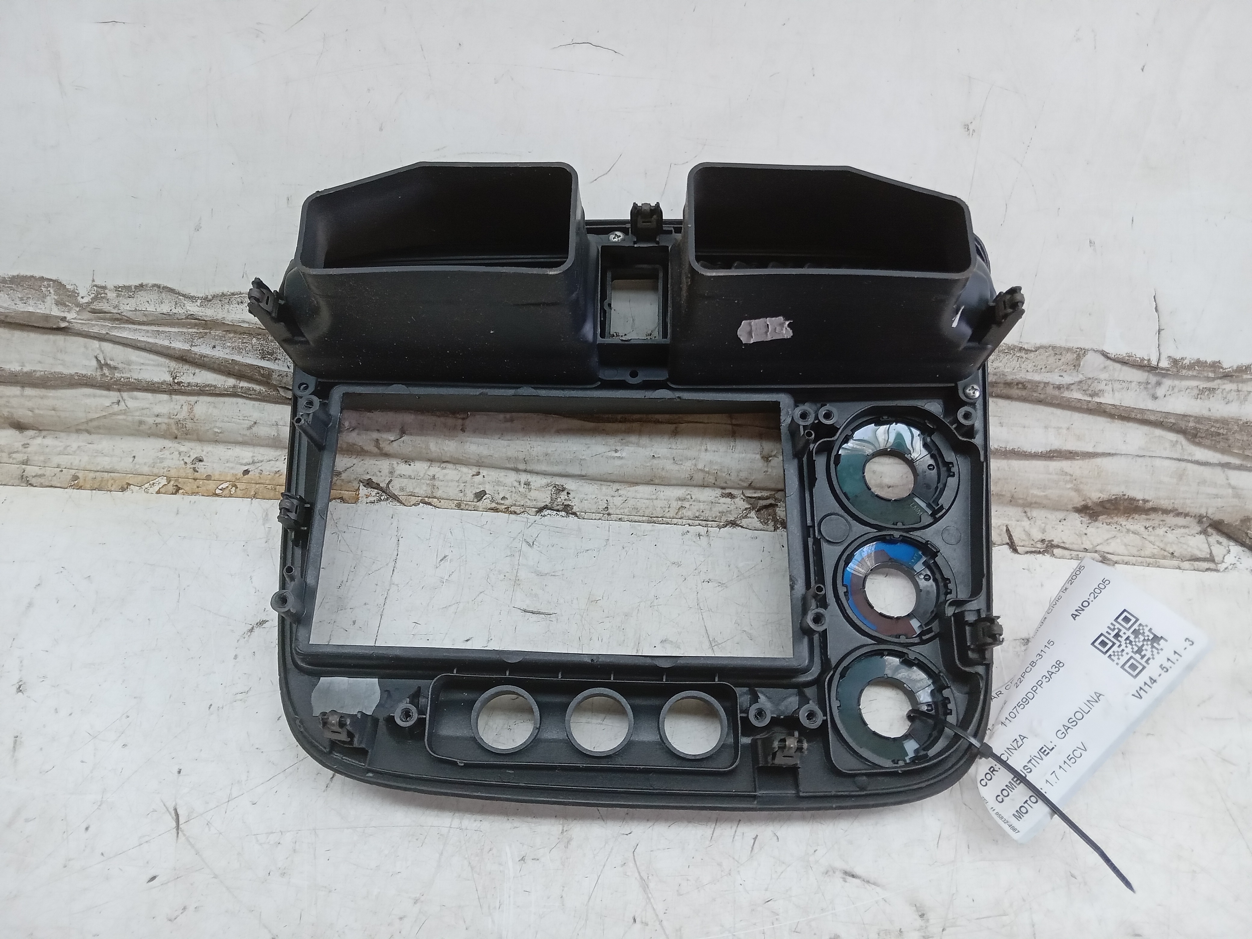MOLDURA COMANDO AR COM DIFUSOR Honda Civic lx 2005 2
