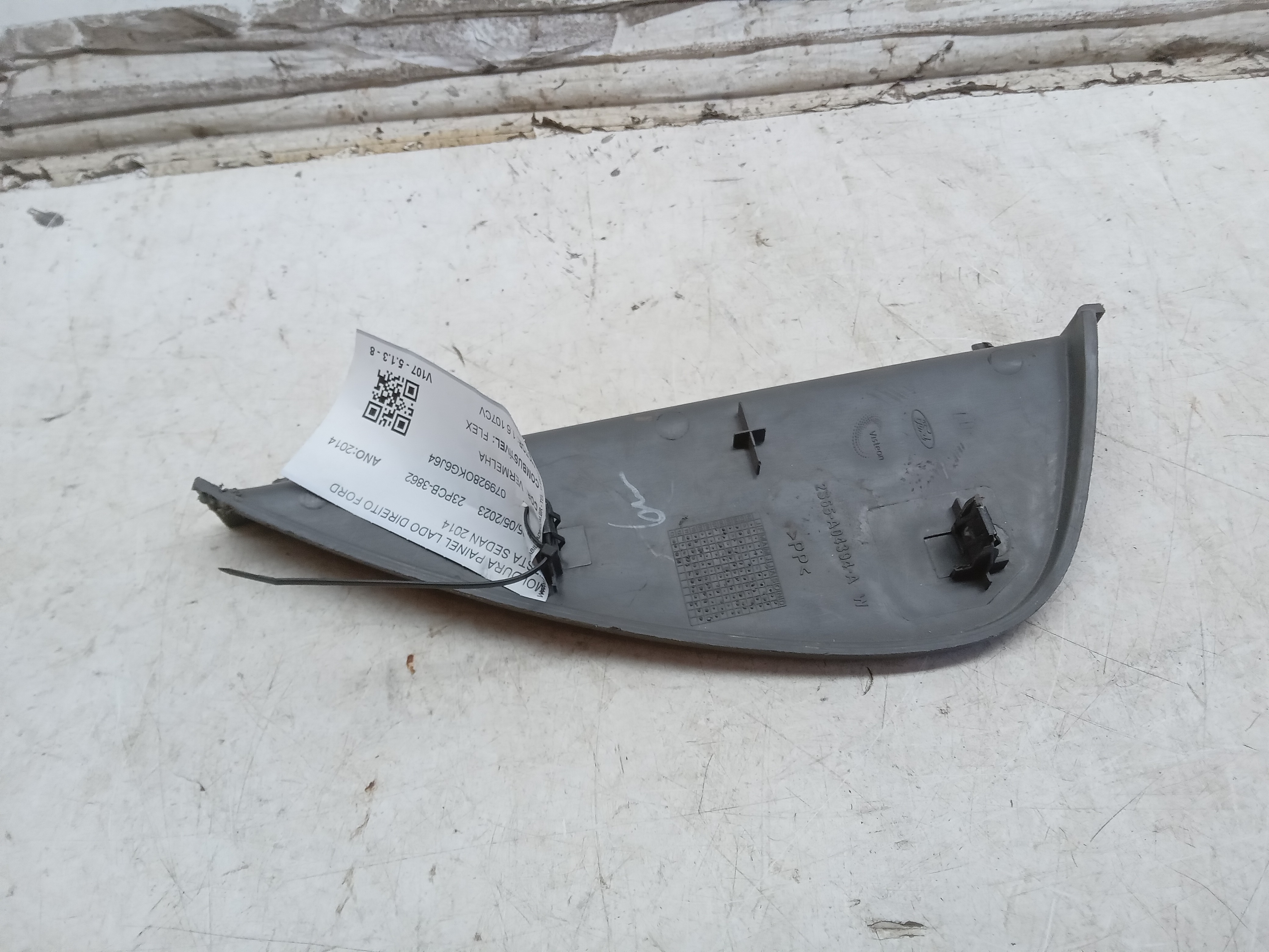 MOLDURA ACABAMENTO PAINEL LD FORD FIESTA SEDAN 2014 2