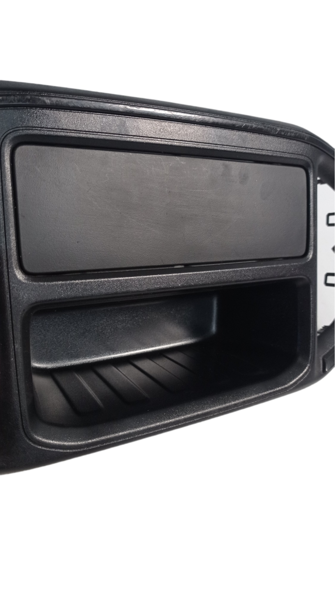 100253268 Moldura Frente Painel Fiat Strada 2020 A 2021 Din Preto 4