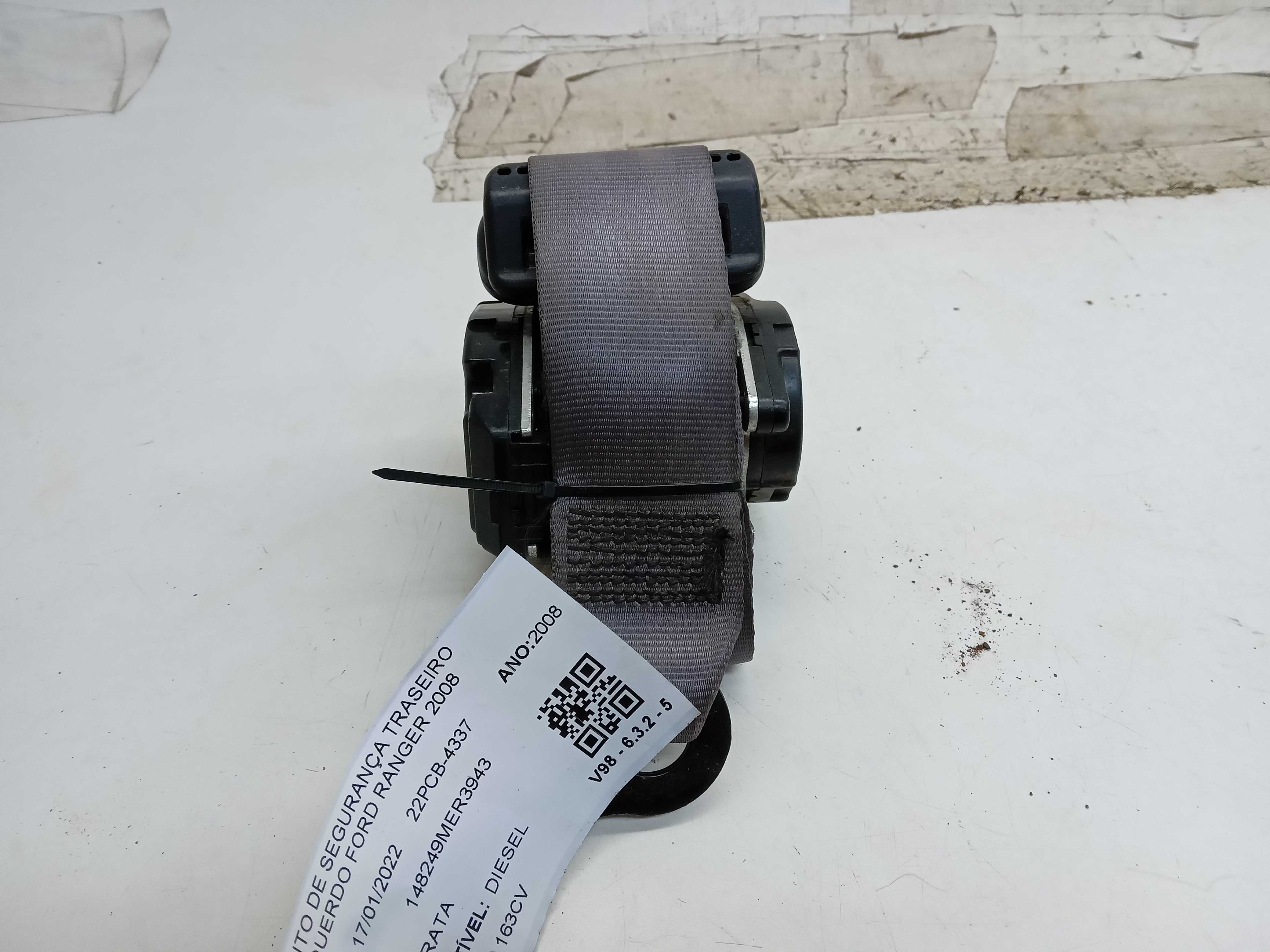 CINTO DE SEGURANÇA TRASEIRO ESQUERDO FORD RANGER 2008