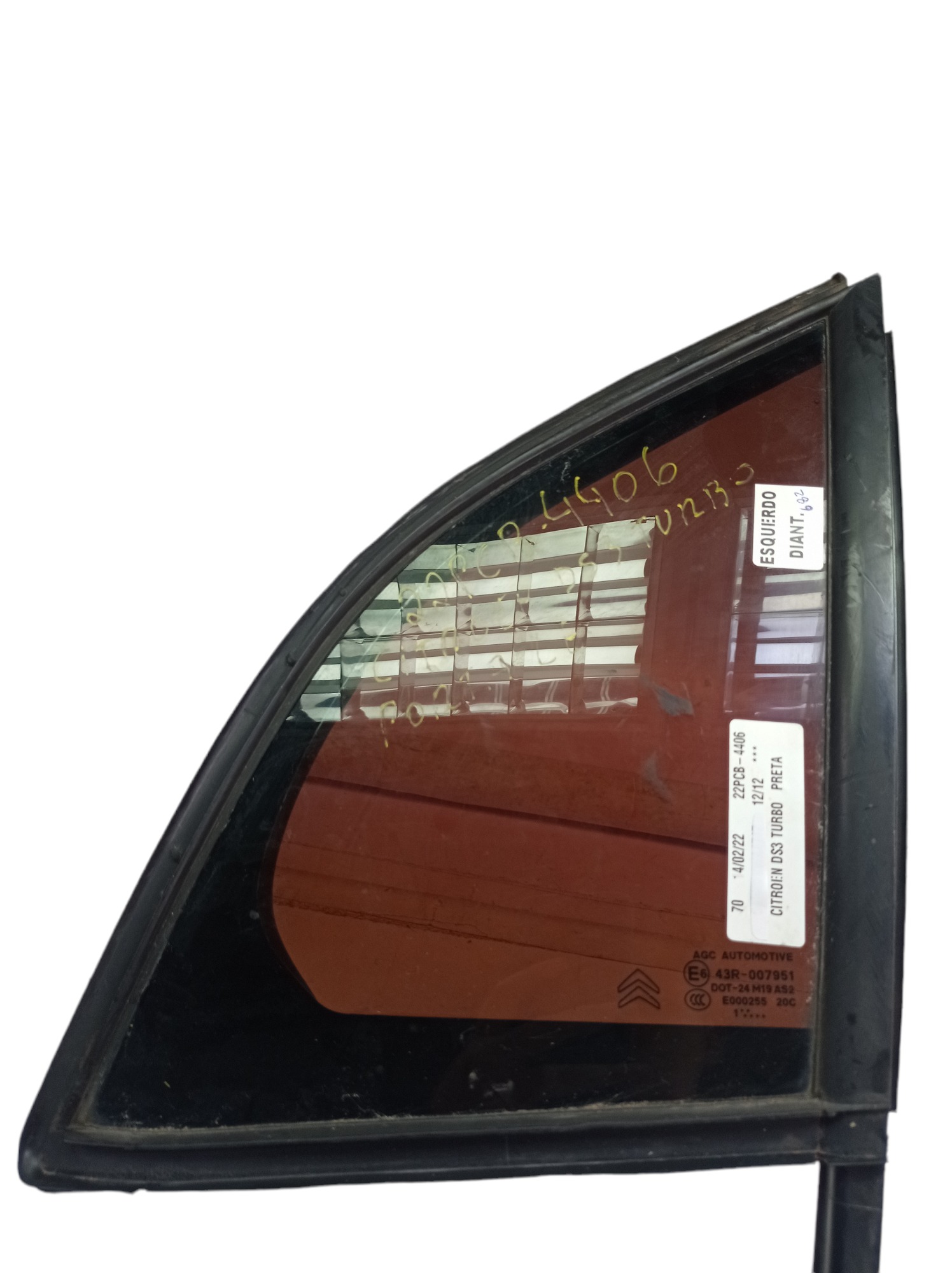 Vidro Fixo Dianteiro Esquerdo Citroen Ds3 2012 4