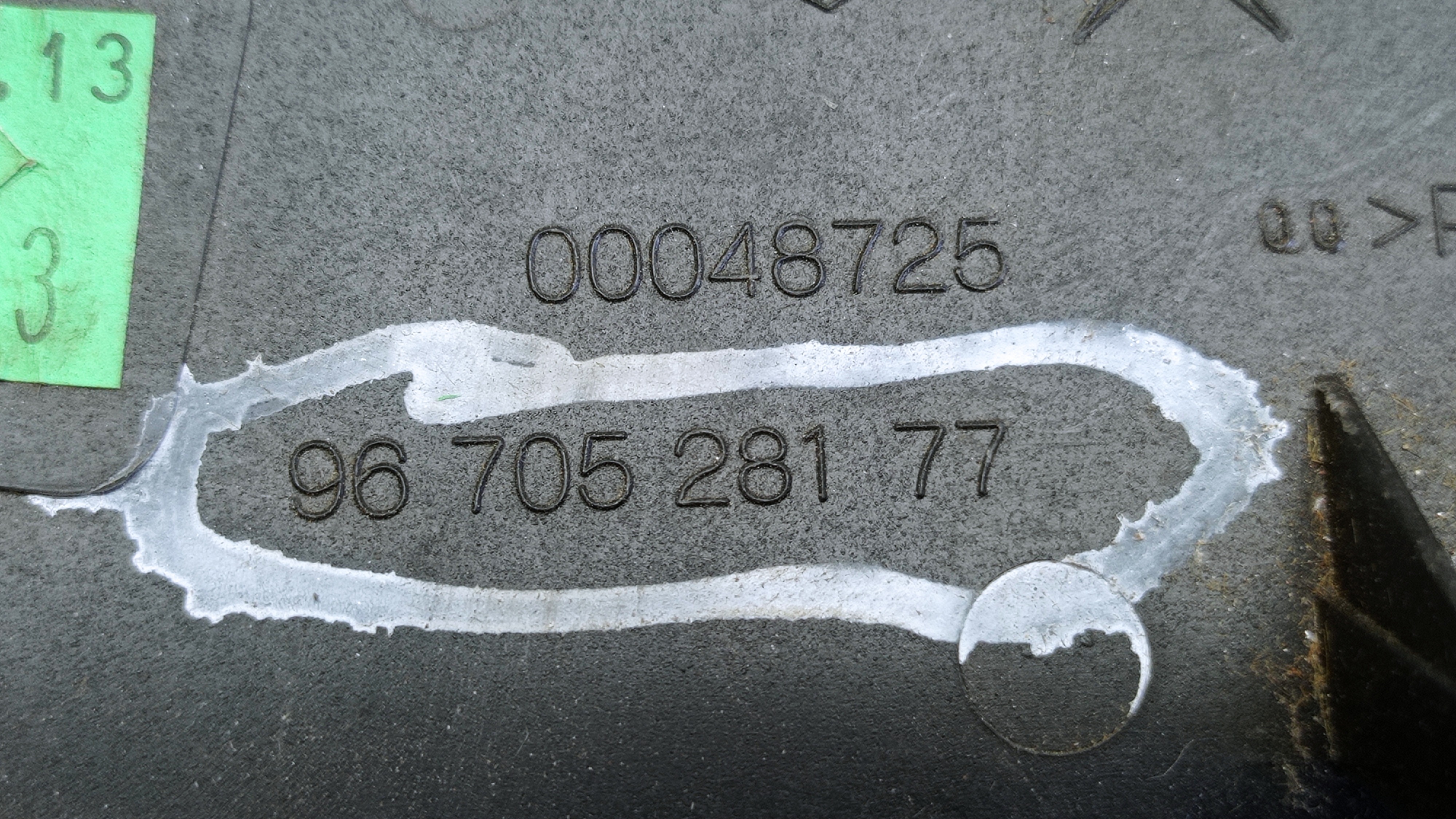 9670528177  TAMPA PAINEL CITROEN DS4 TURBO 2013  2014 3