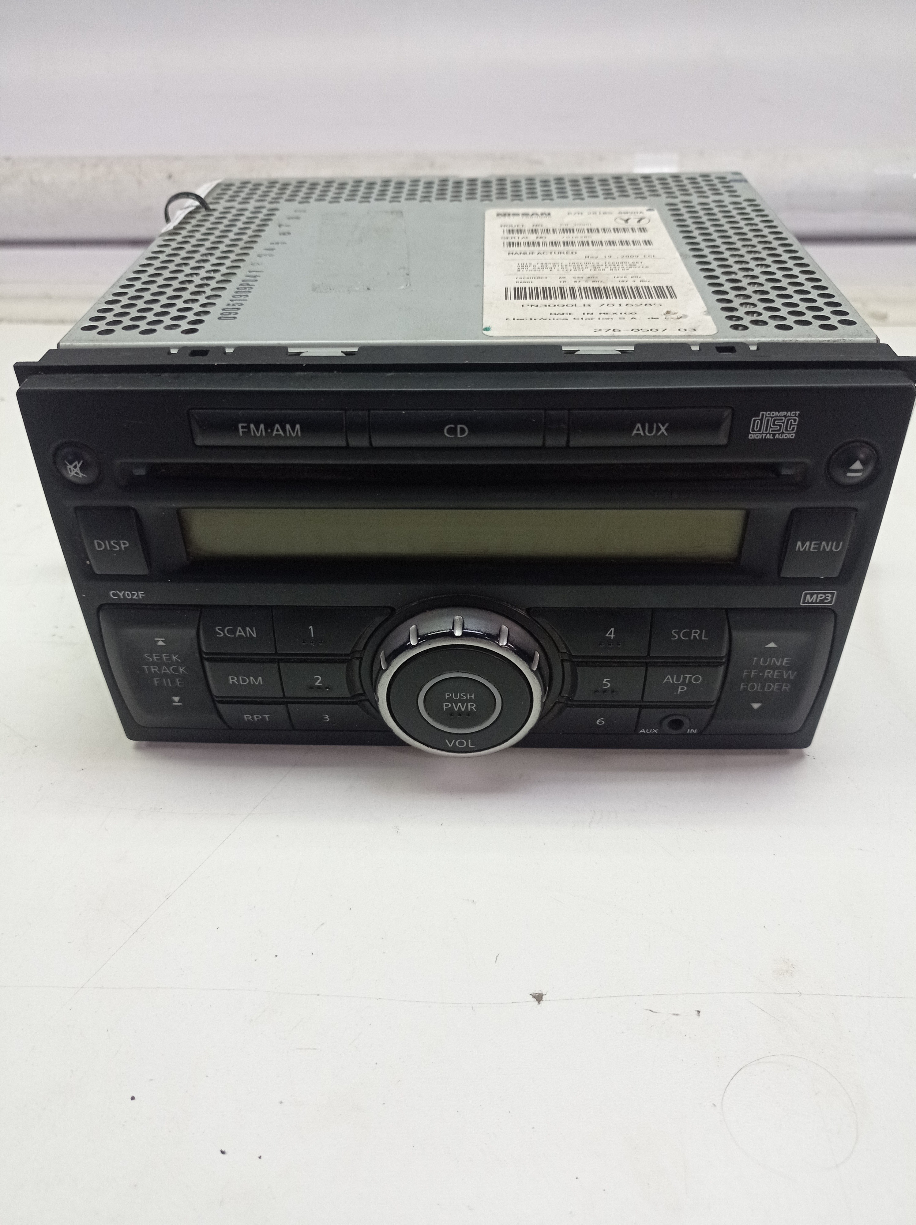 Rádio Som Original Nissan Vc Tiida 2009 28185 8w90a 3