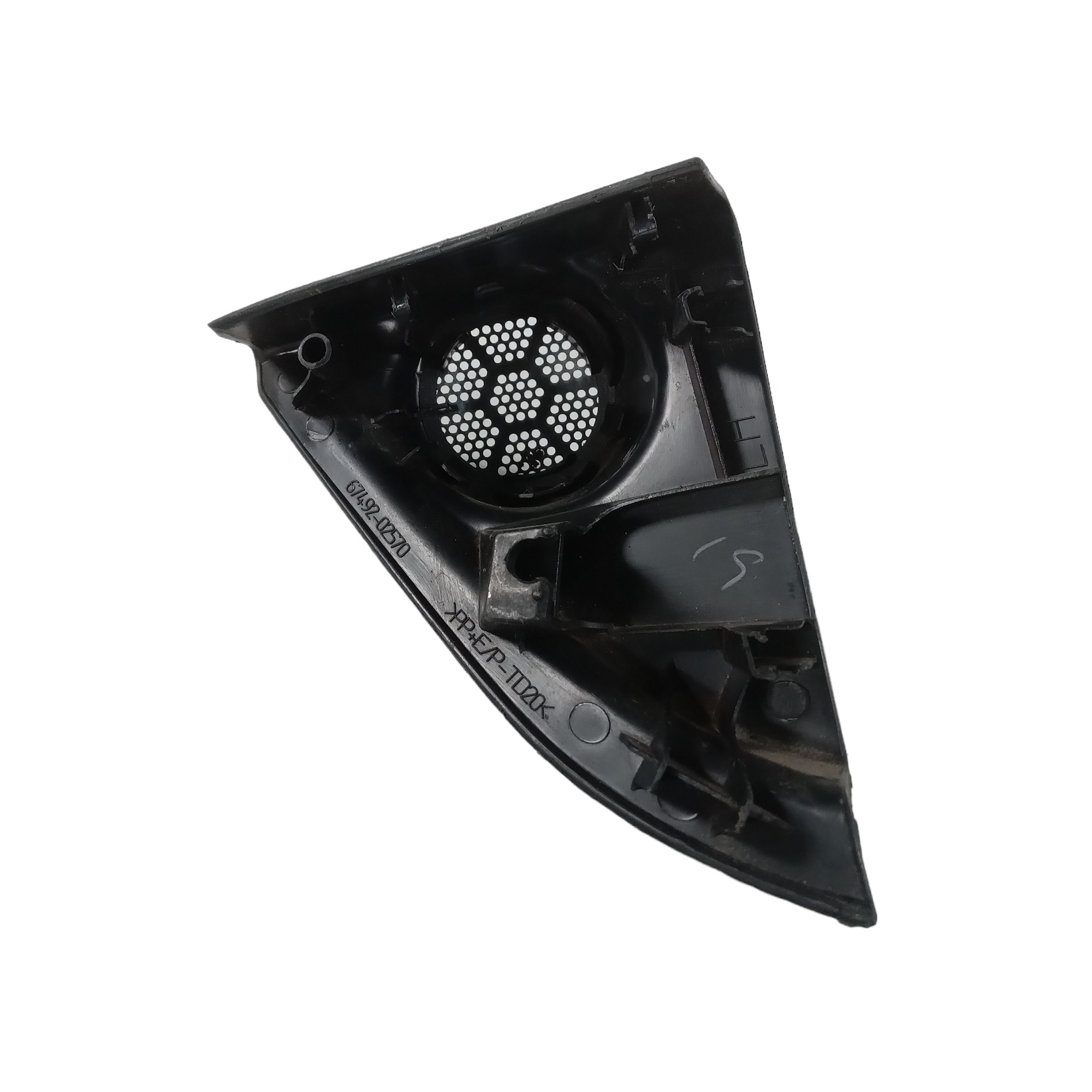 Moldura Interno Retrovisor Esquerdo Toyota Corolla 2014 2018 Preta 3