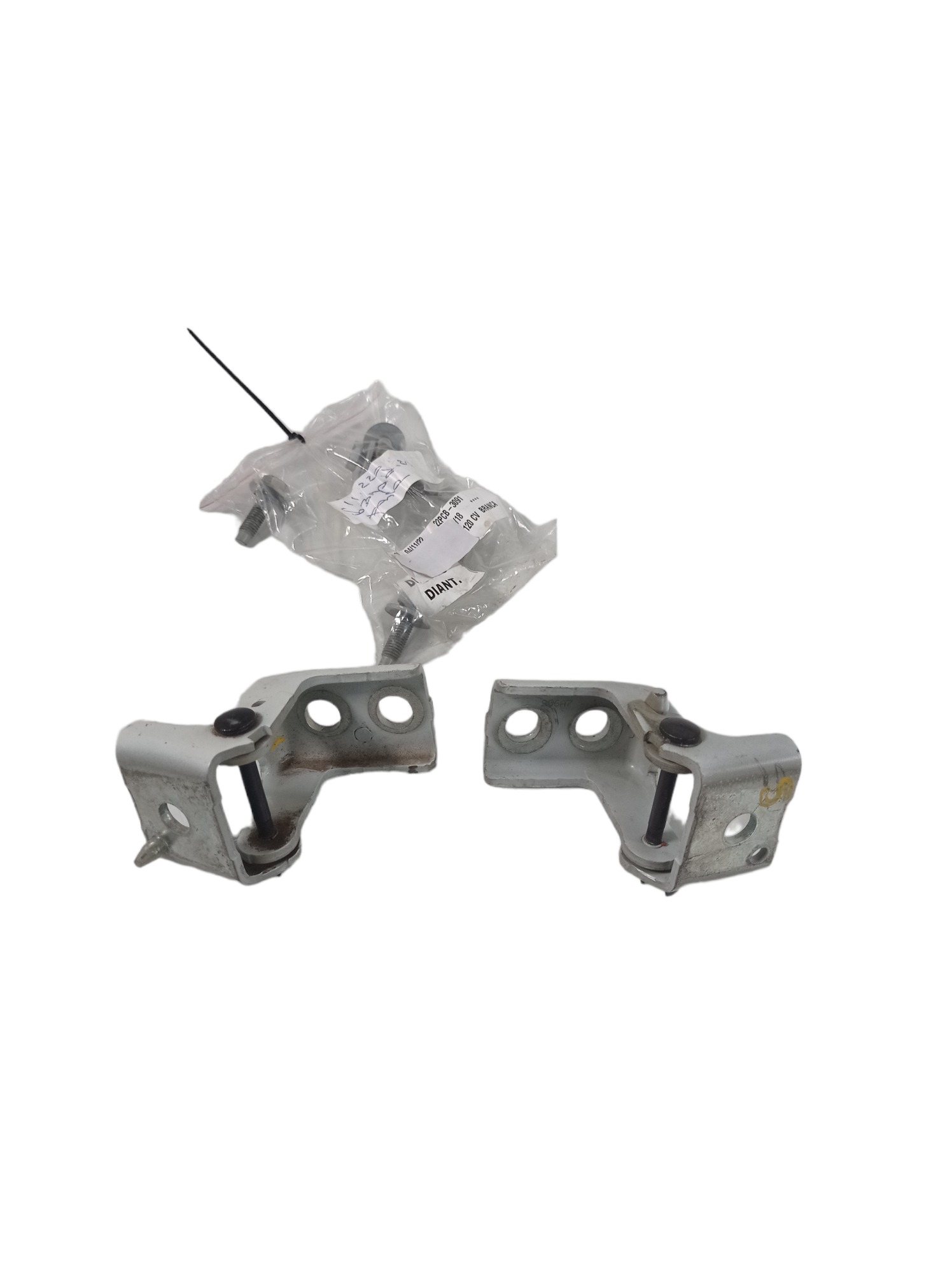 Par Dobradiça Porta Diant Dir Peugeot 208 Alure 2017/2018 1