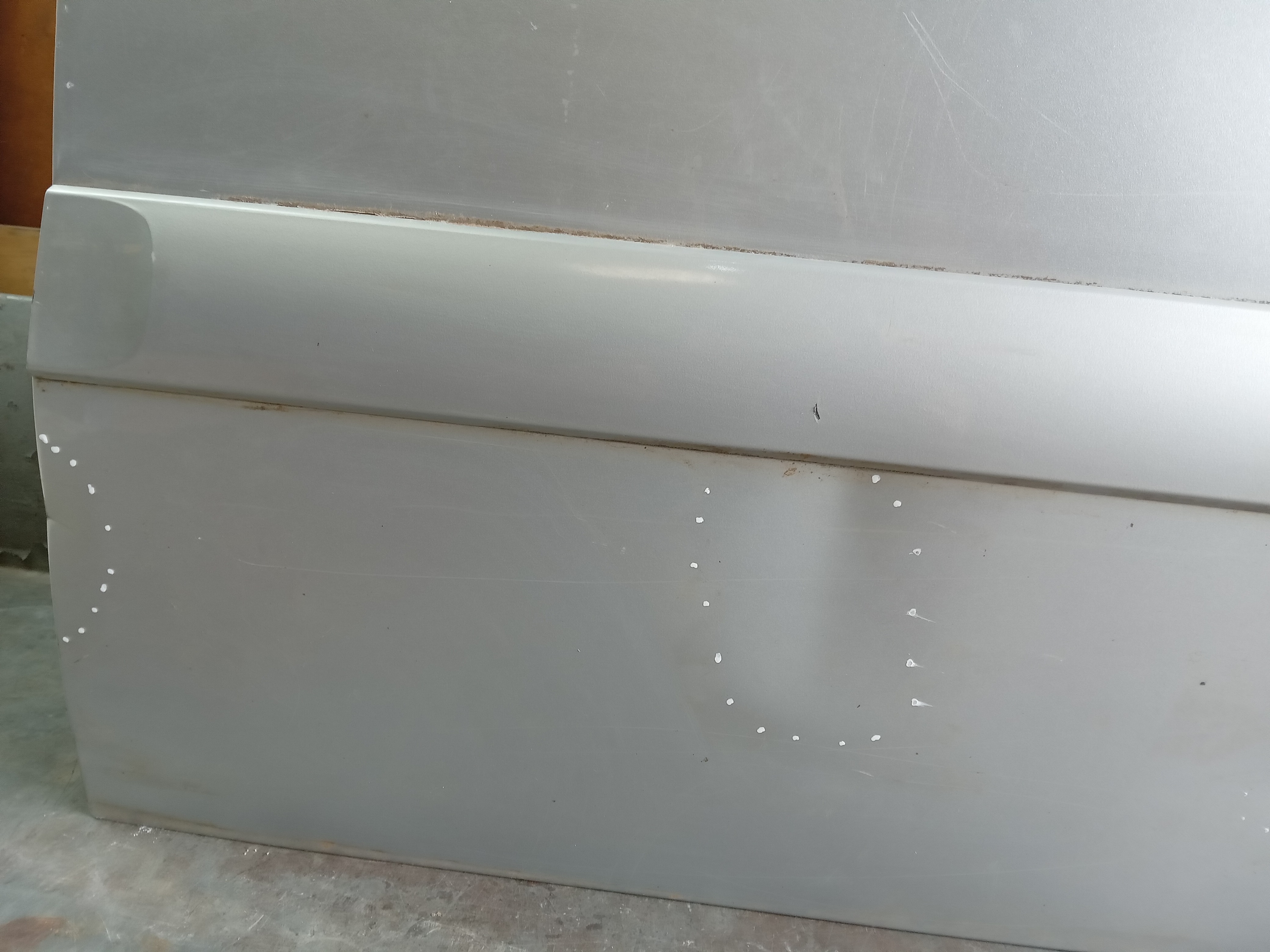 Porta Traseira Esquerda Ford Ranger 2009 Para Recuperar Traseira Esquerdo Prata 7